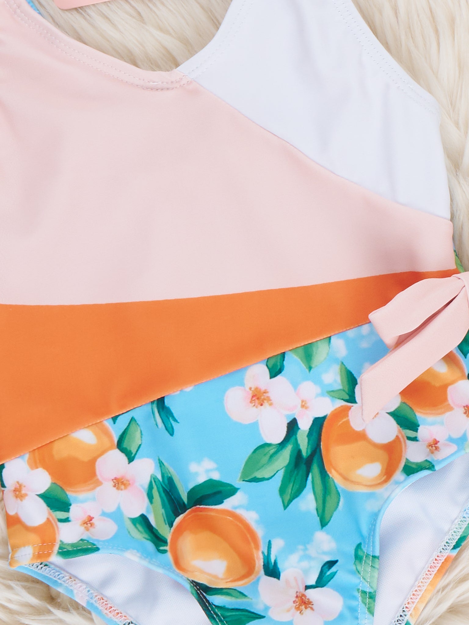Orchard Breeze Floral Ruffle Swimsuit - Girl - Marie Nicole Clothing