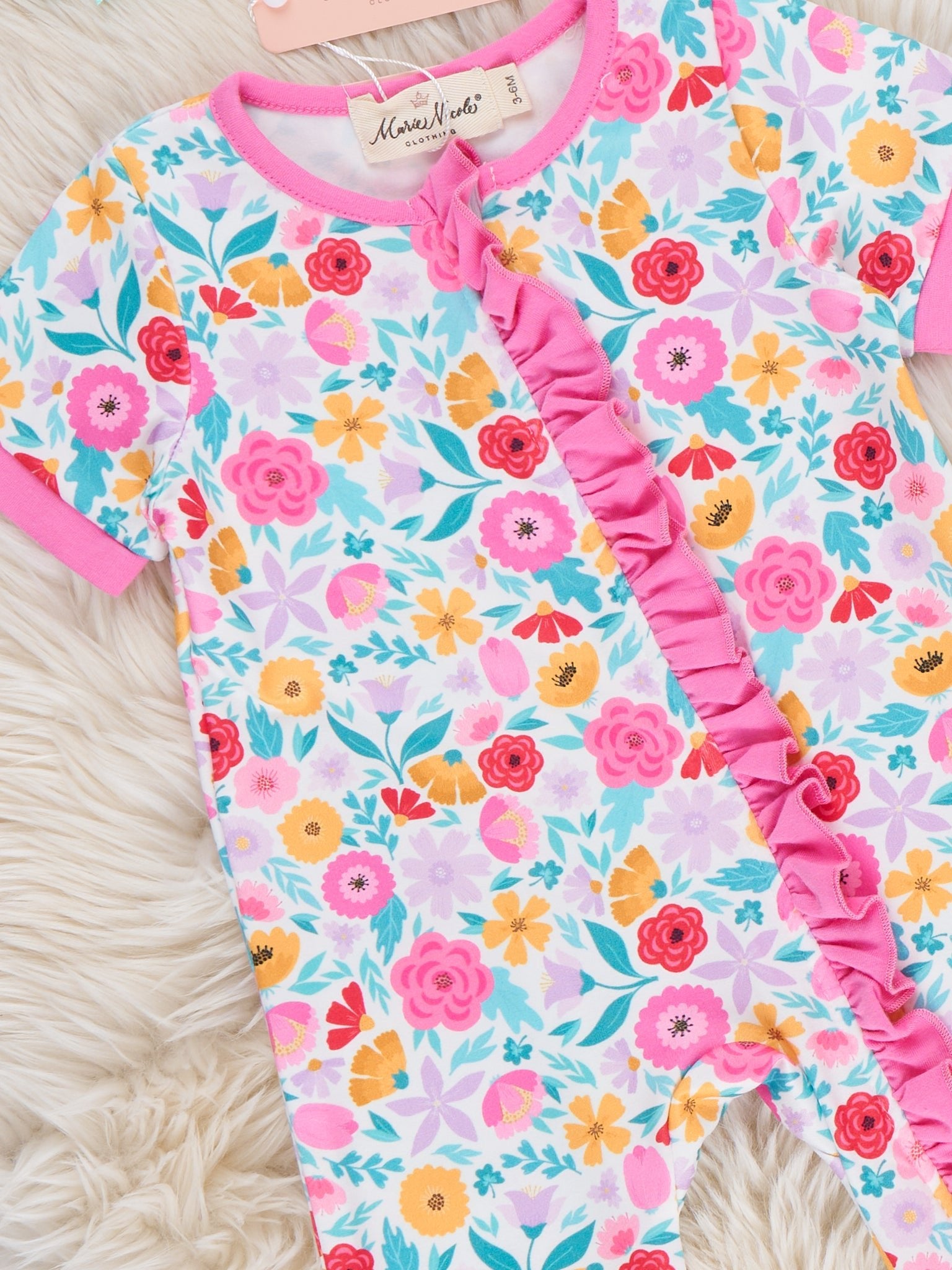 Garden Fresh Cutie Sleeper Pajamas - Marie Nicole Clothing