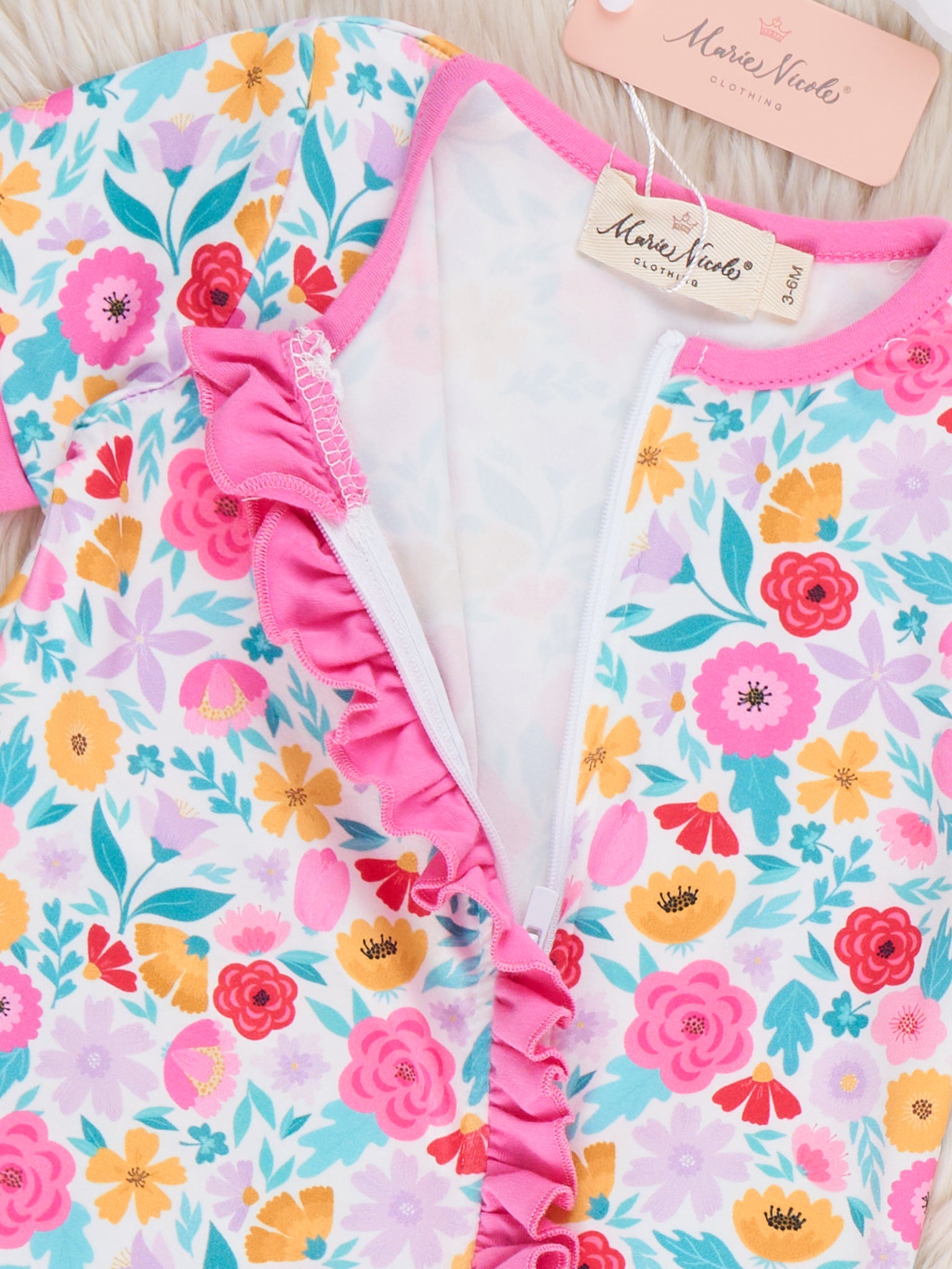 Garden Fresh Cutie Sleeper Pajamas - Marie Nicole Clothing