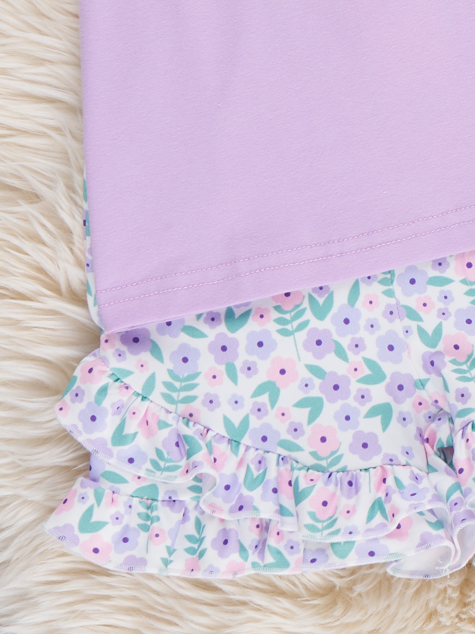 Floral Breeze Playdate Ruffle Outfit - Marie Nicole Clothing