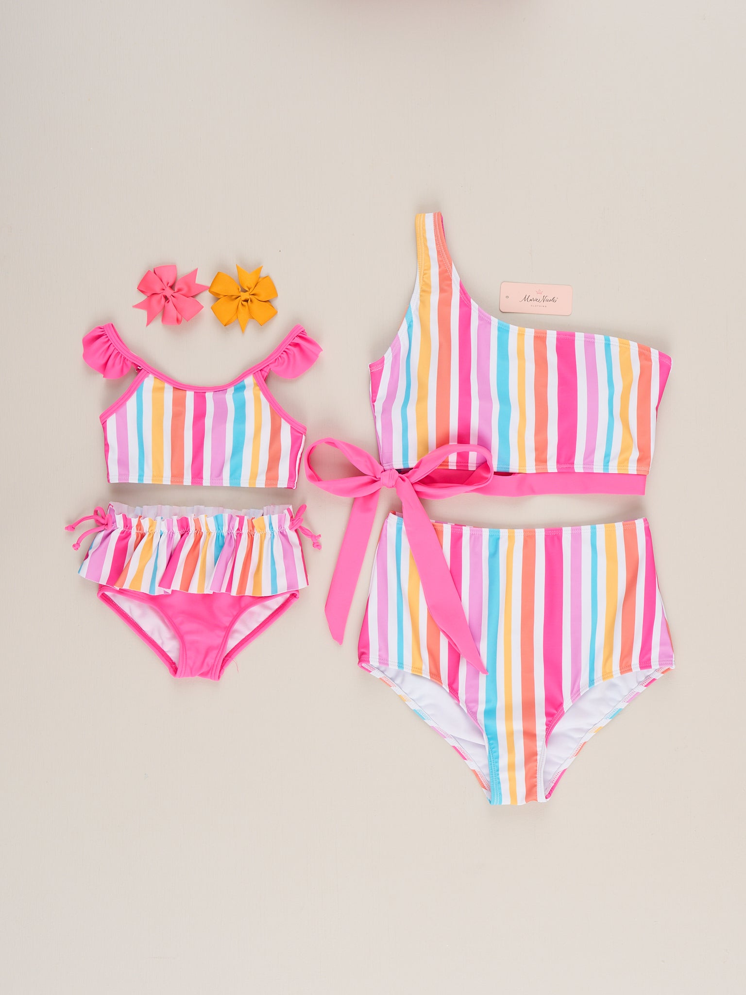 Mom & Me Rainbow Breeze Swimsuit - Marie Nicole Clothing