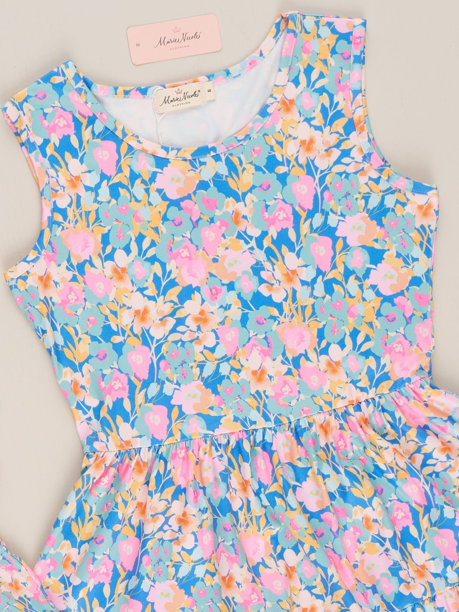 Mom & Me Blossom Breeze Ruffle Dress - Marie Nicole Clothing