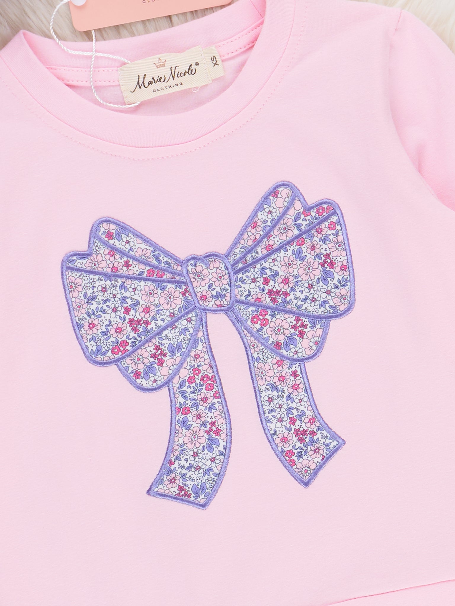 Delicate Flower Bow Outfit - Marie Nicole Clothing