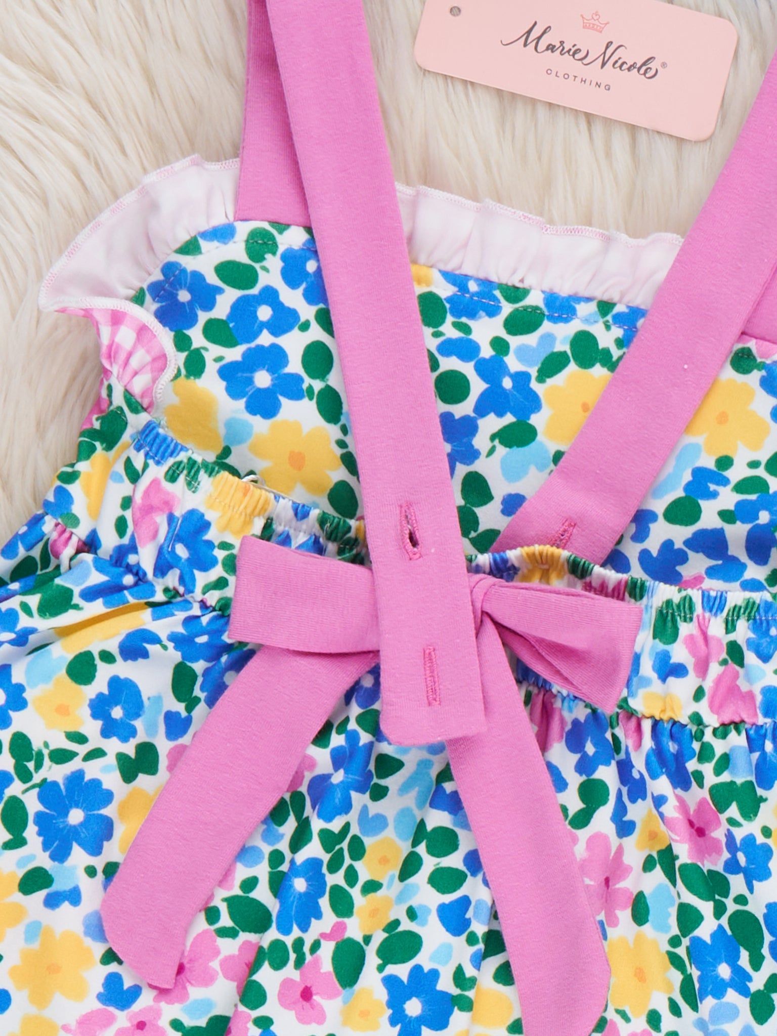 Blooming Garden Floral Ruffle Outfit - Marie Nicole Clothing