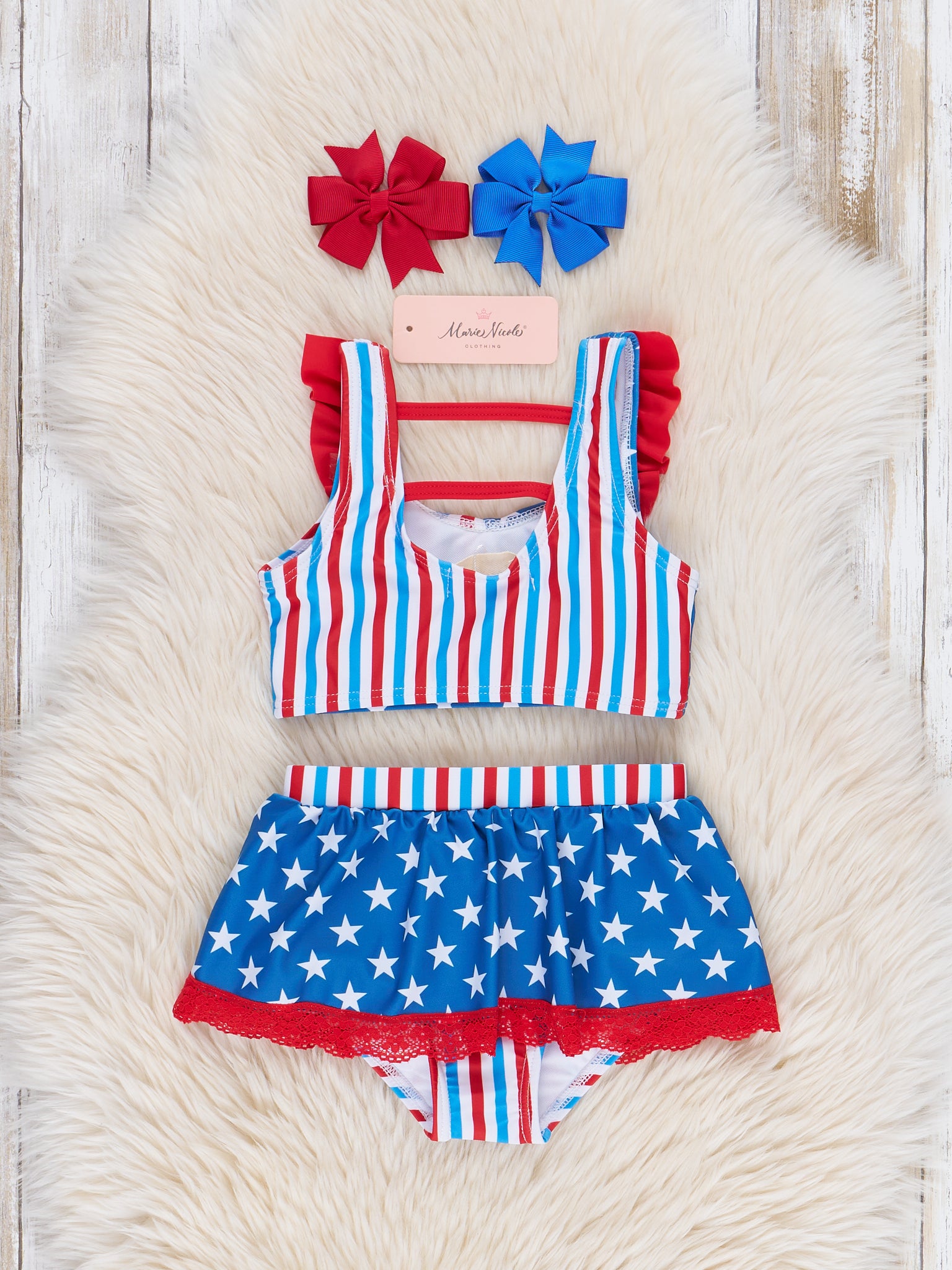 Stars & Stripes Swimsuit - Marie Nicole Clothing