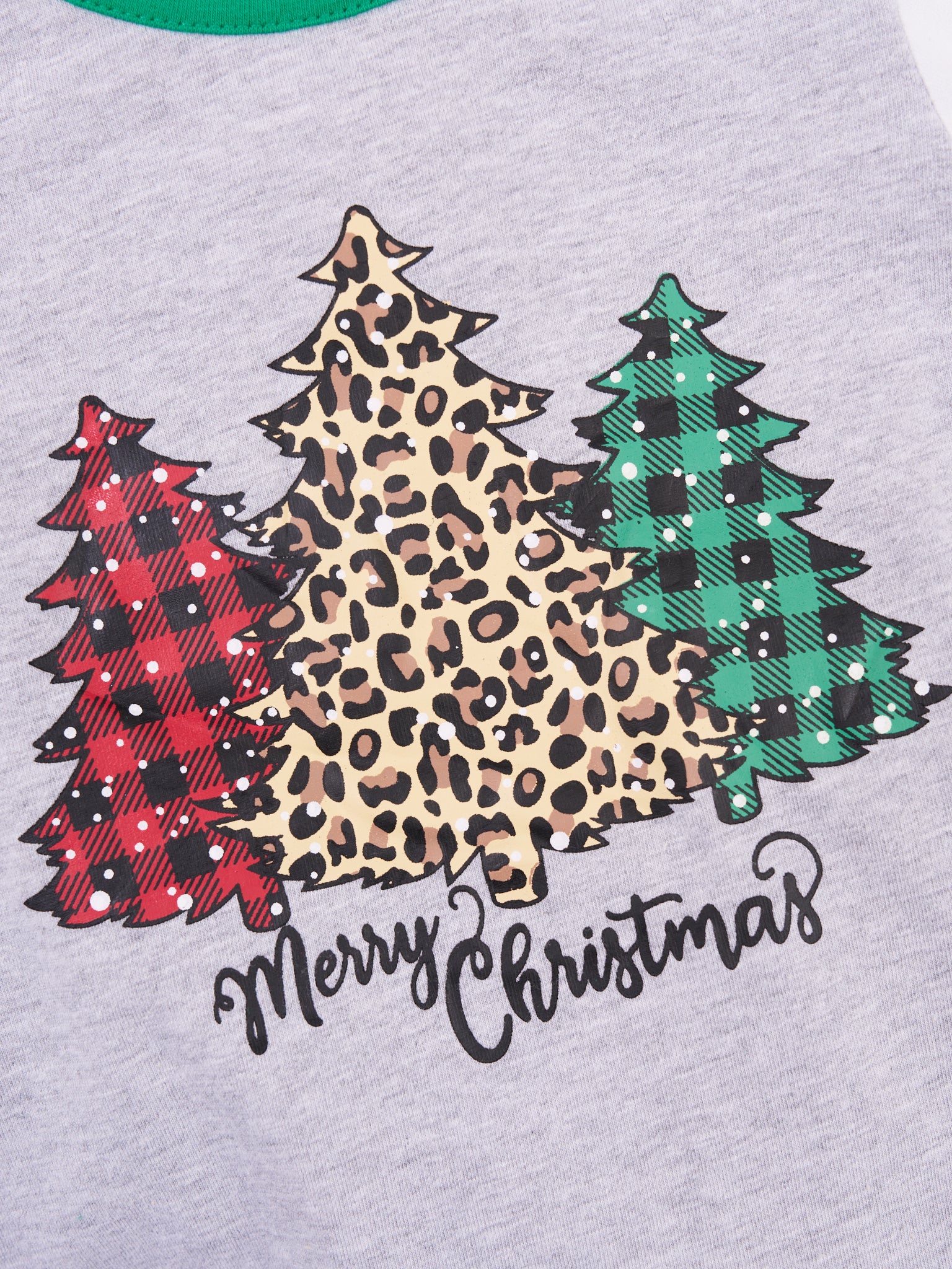 Green Christmas Leopard Outfit - Marie Nicole Clothing