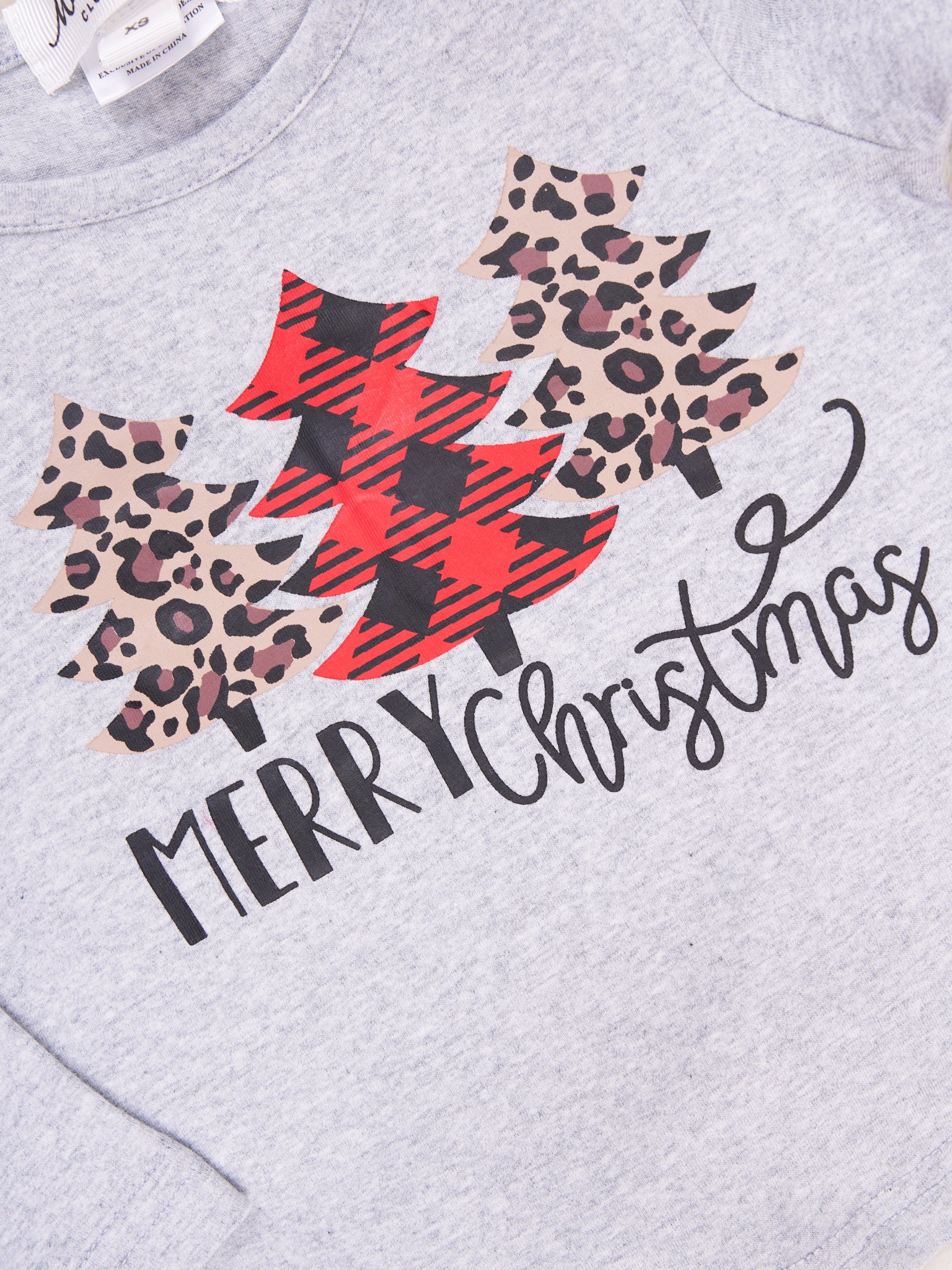 Buffalo Plaid Christmas Tree Ruffle Romper - Marie Nicole Clothing