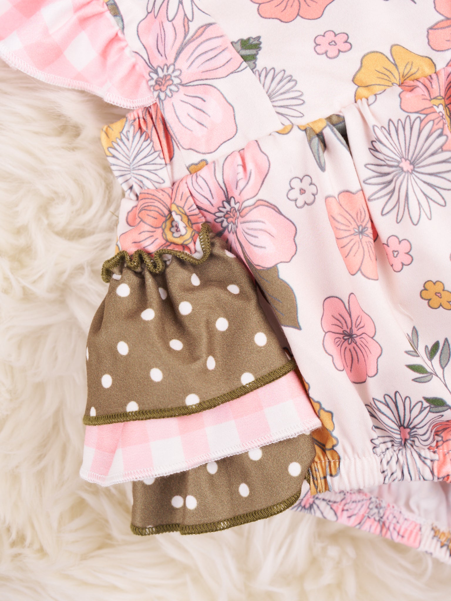 Marigold Memories Ruffle Romper - Marie Nicole Clothing