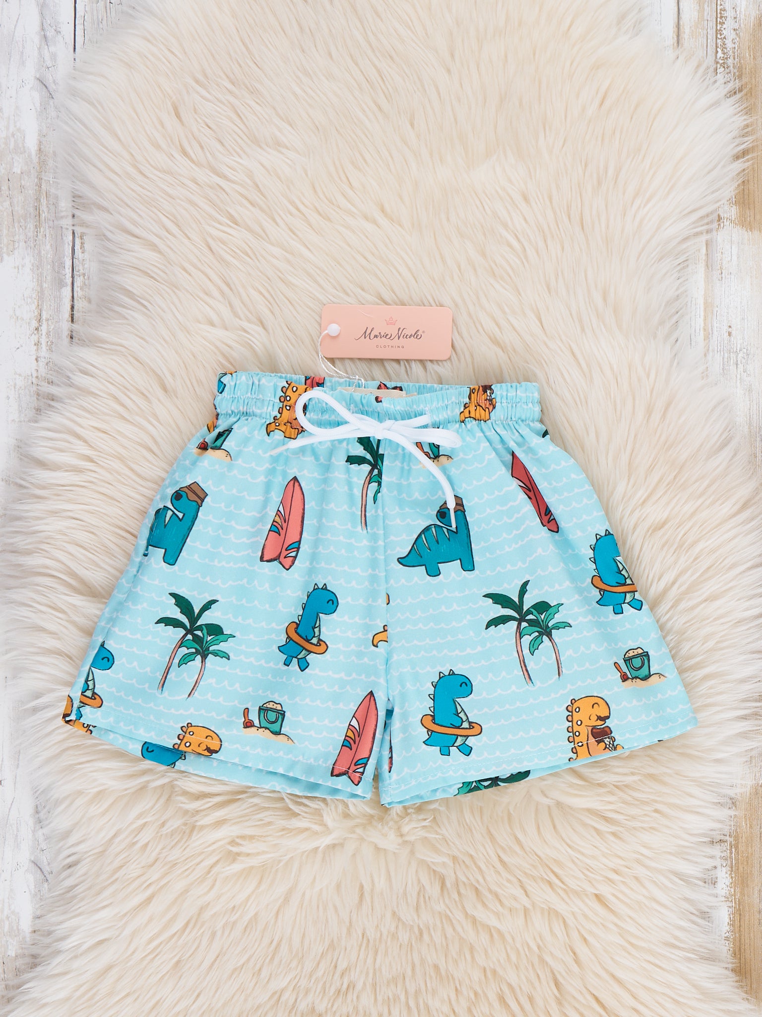 Surf Squad Dino Trunk - Marie Nicole Clothing
