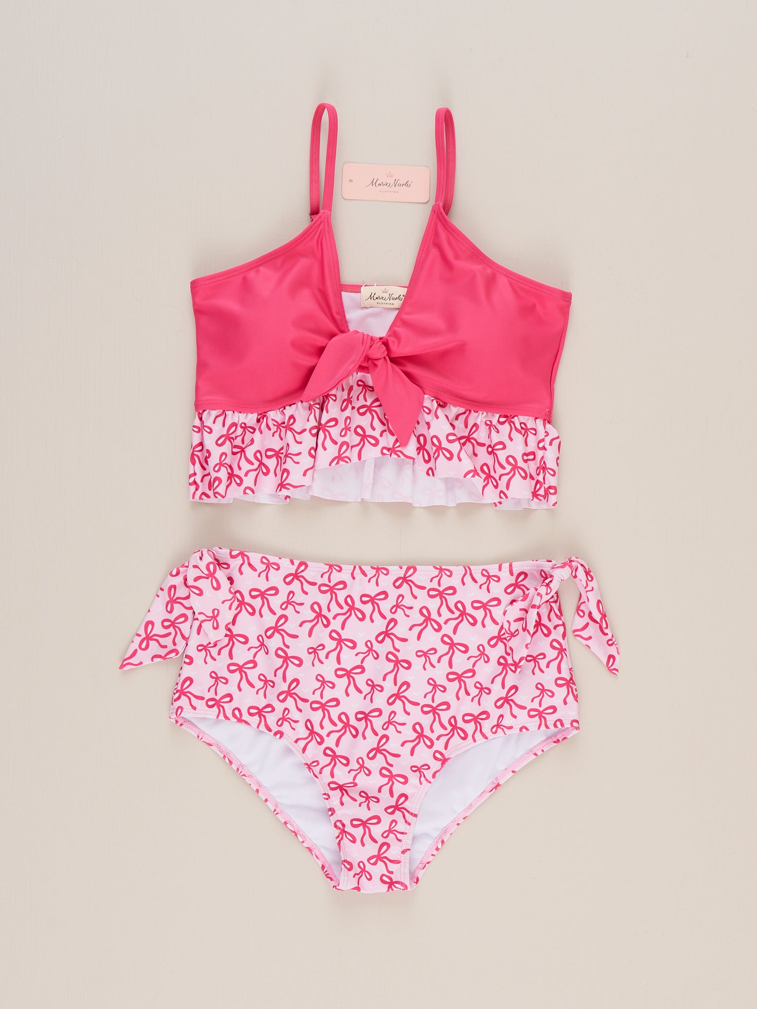 Mom & Me Tied With A Bow Swimsuit - Marie Nicole Clothing