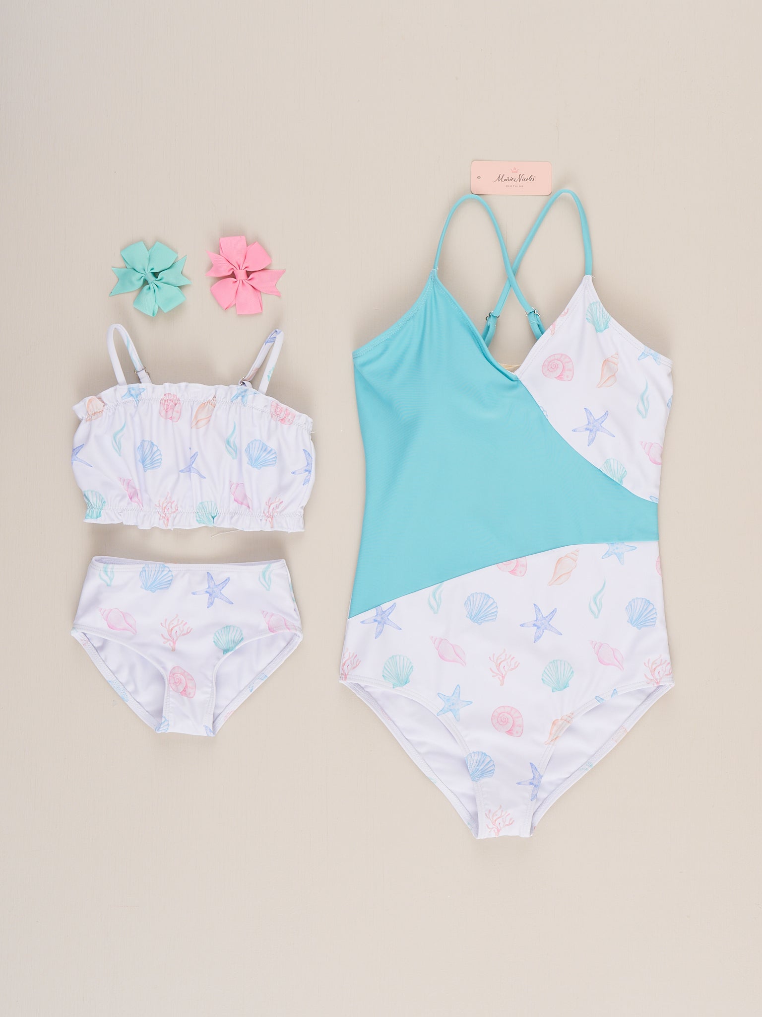 Mom & Me Tidal Treasures Swimsuit - Marie Nicole Clothing