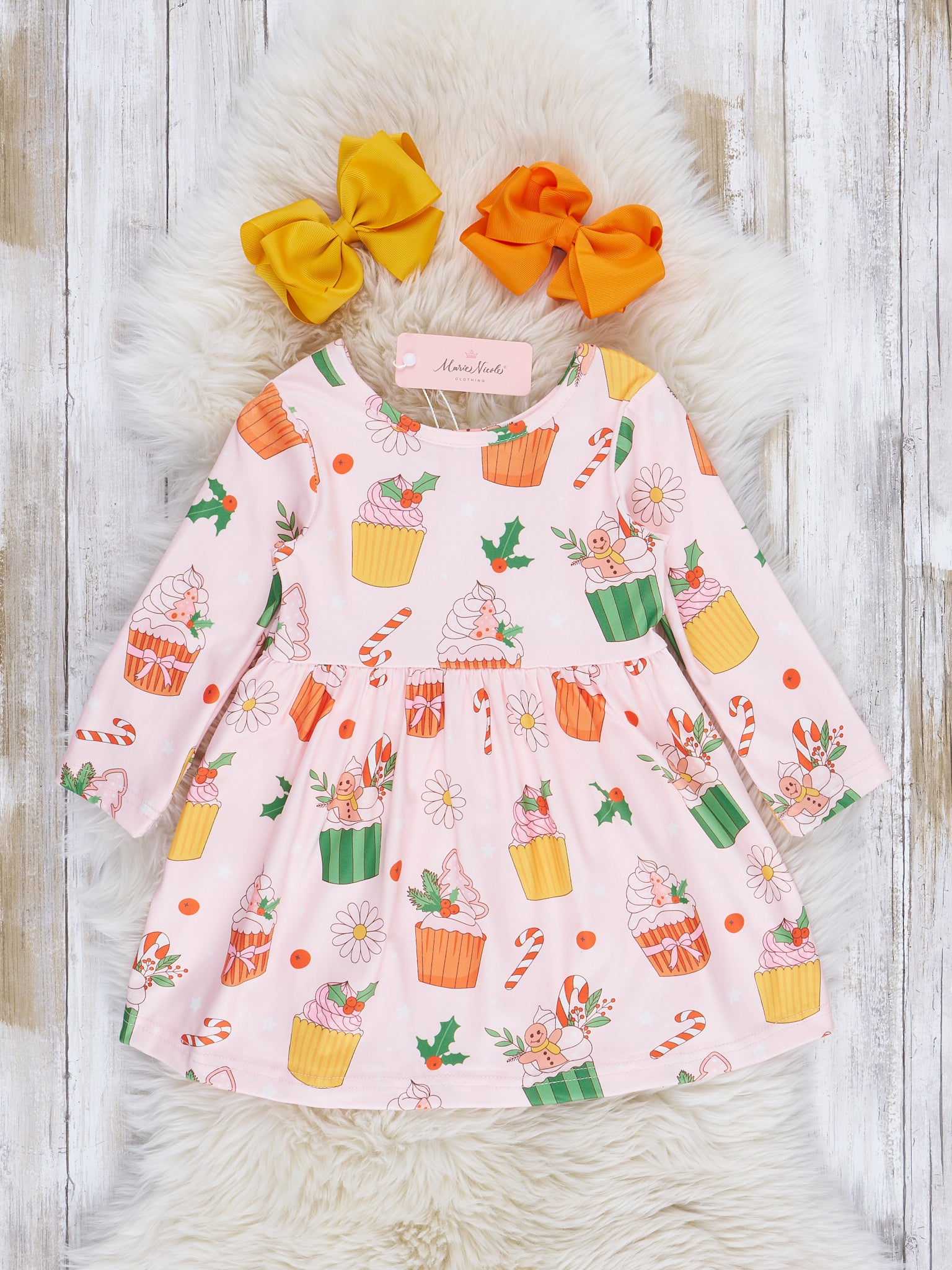 Sweet Holiday Treats Swing Dress - Marie Nicole Clothing