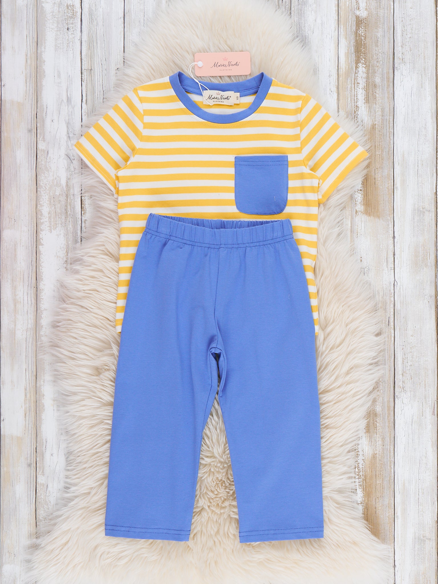 Sunny Striped Outfit - Marie Nicole Clothing