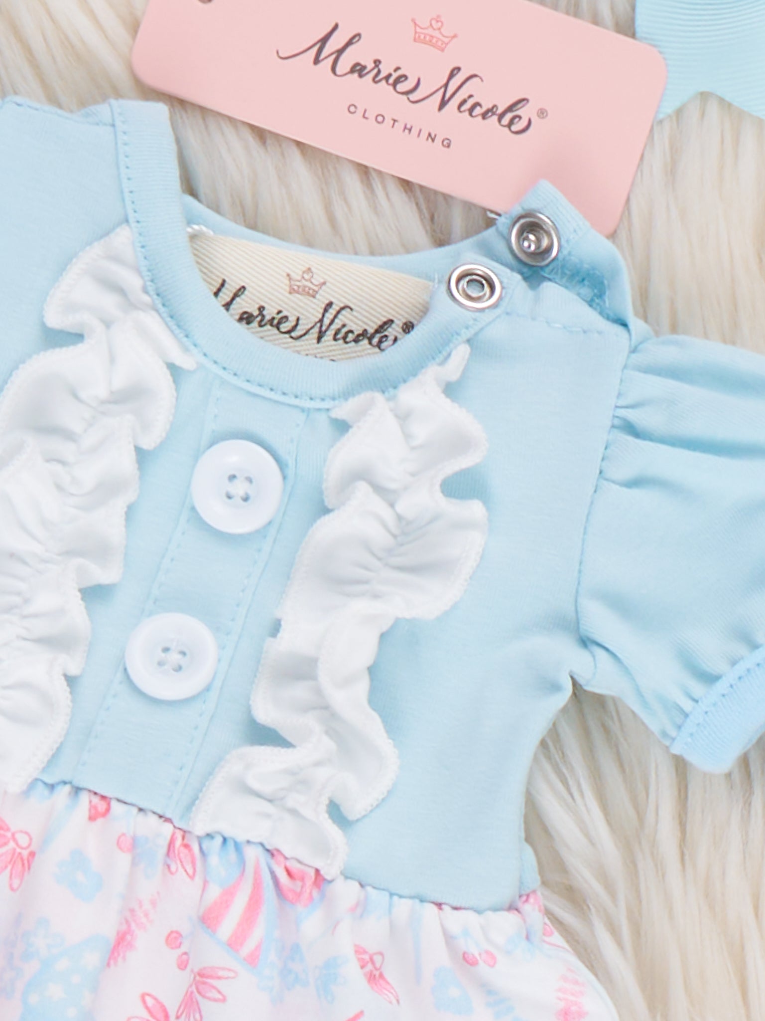 Freedom Twirl Ruffle Baby Doll Dress - Marie Nicole Clothing