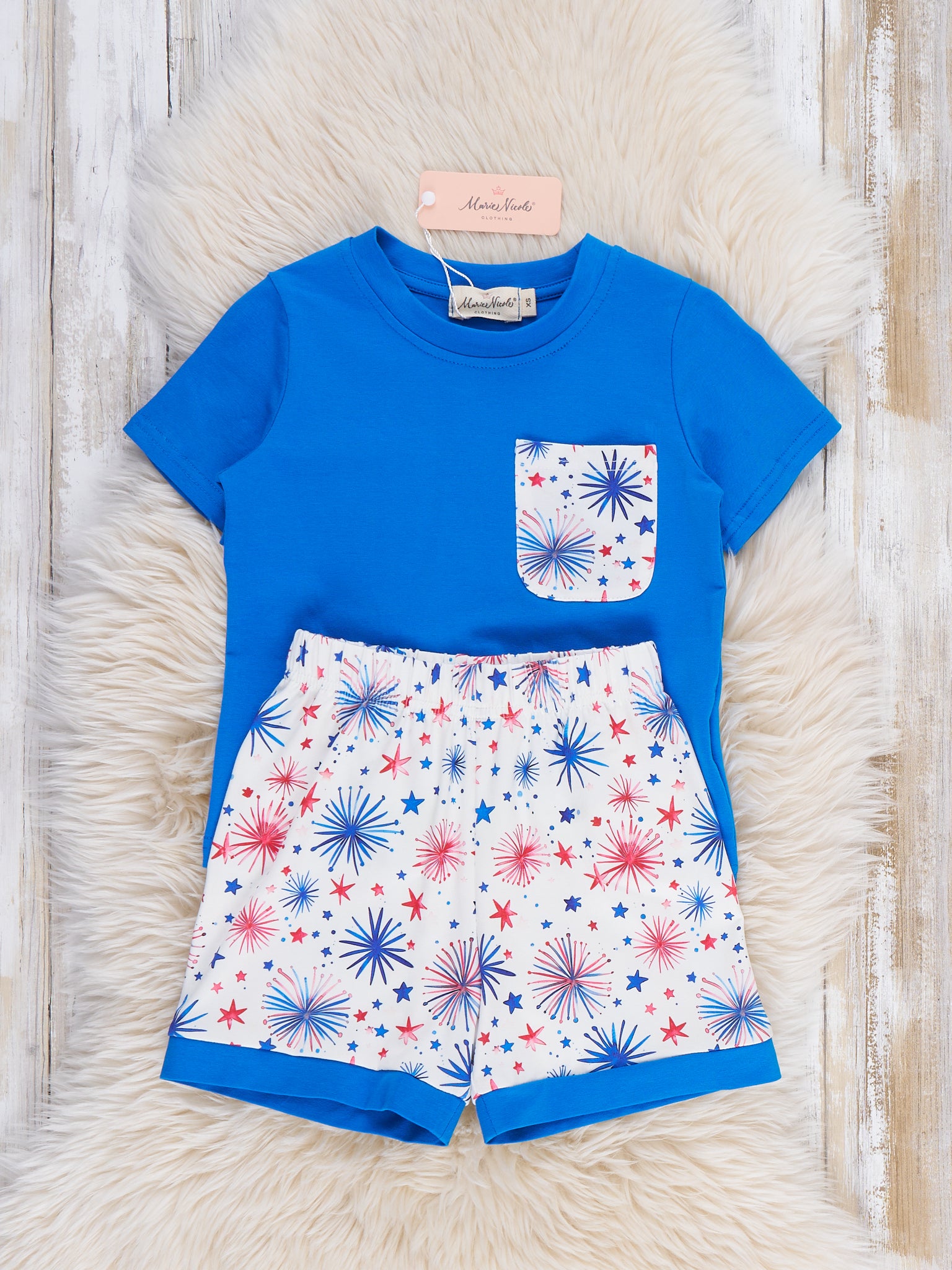 Fireworks & Freedom Outfit - Marie Nicole Clothing
