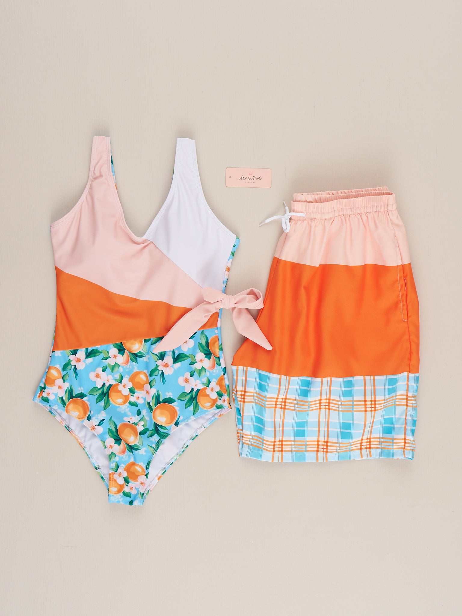 Orchard Breeze Floral Ruffle Swimsuit - Mom - Marie Nicole Clothing
