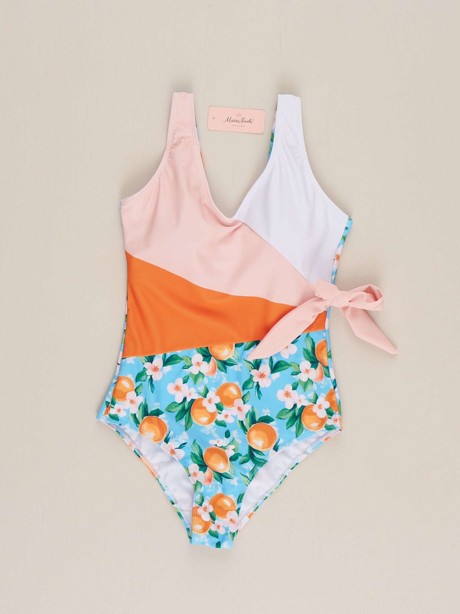 Orchard Breeze Floral Ruffle Swimsuit - Mom - Marie Nicole Clothing