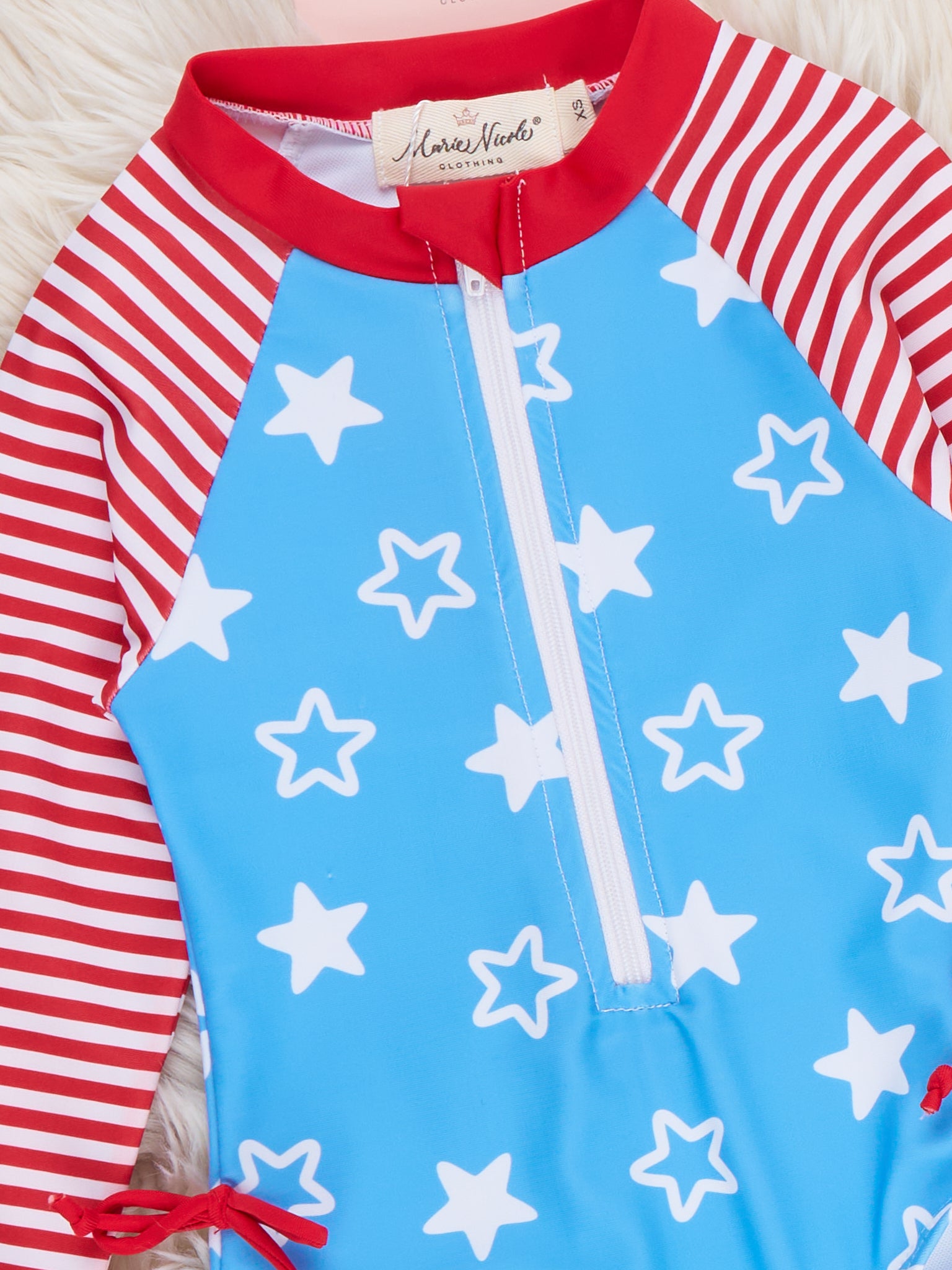 Star Splash Patriotic Rashguard - Marie Nicole Clothing