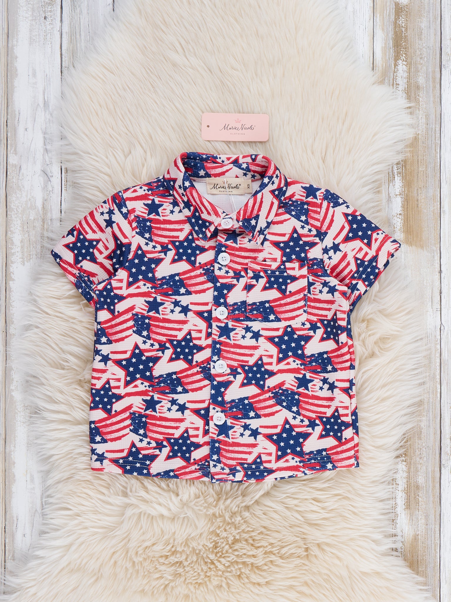 Patriot Star Shirt - Marie Nicole Clothing