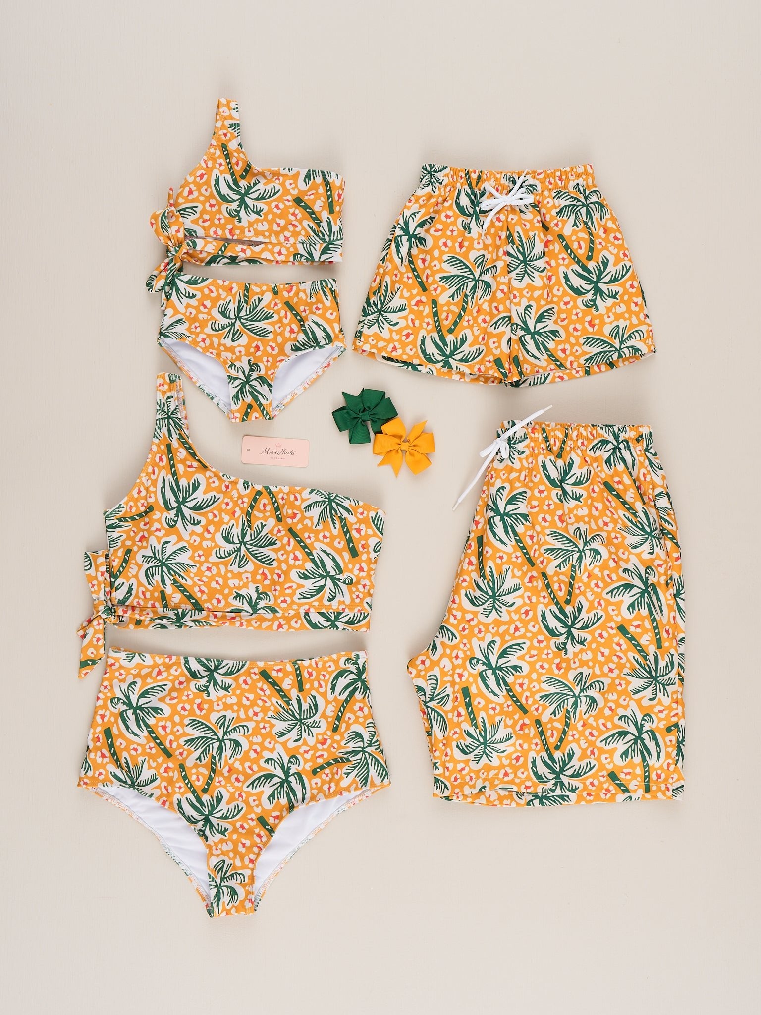 Family Breeze Palm Swimsuit - Girl - Marie Nicole Clothing