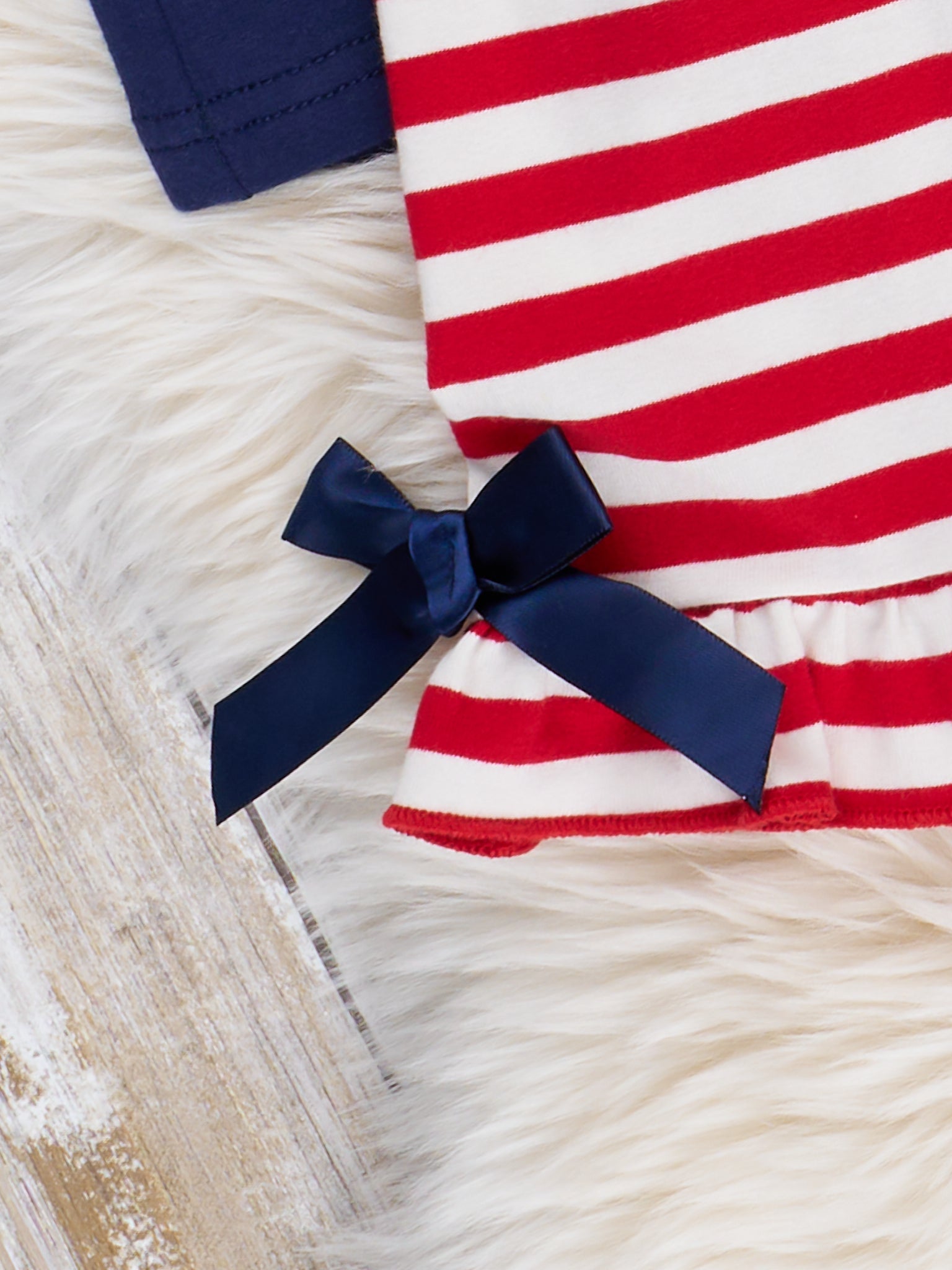 American Stars Smocked Cotton Ruffle Outfit - Marie Nicole Clothing