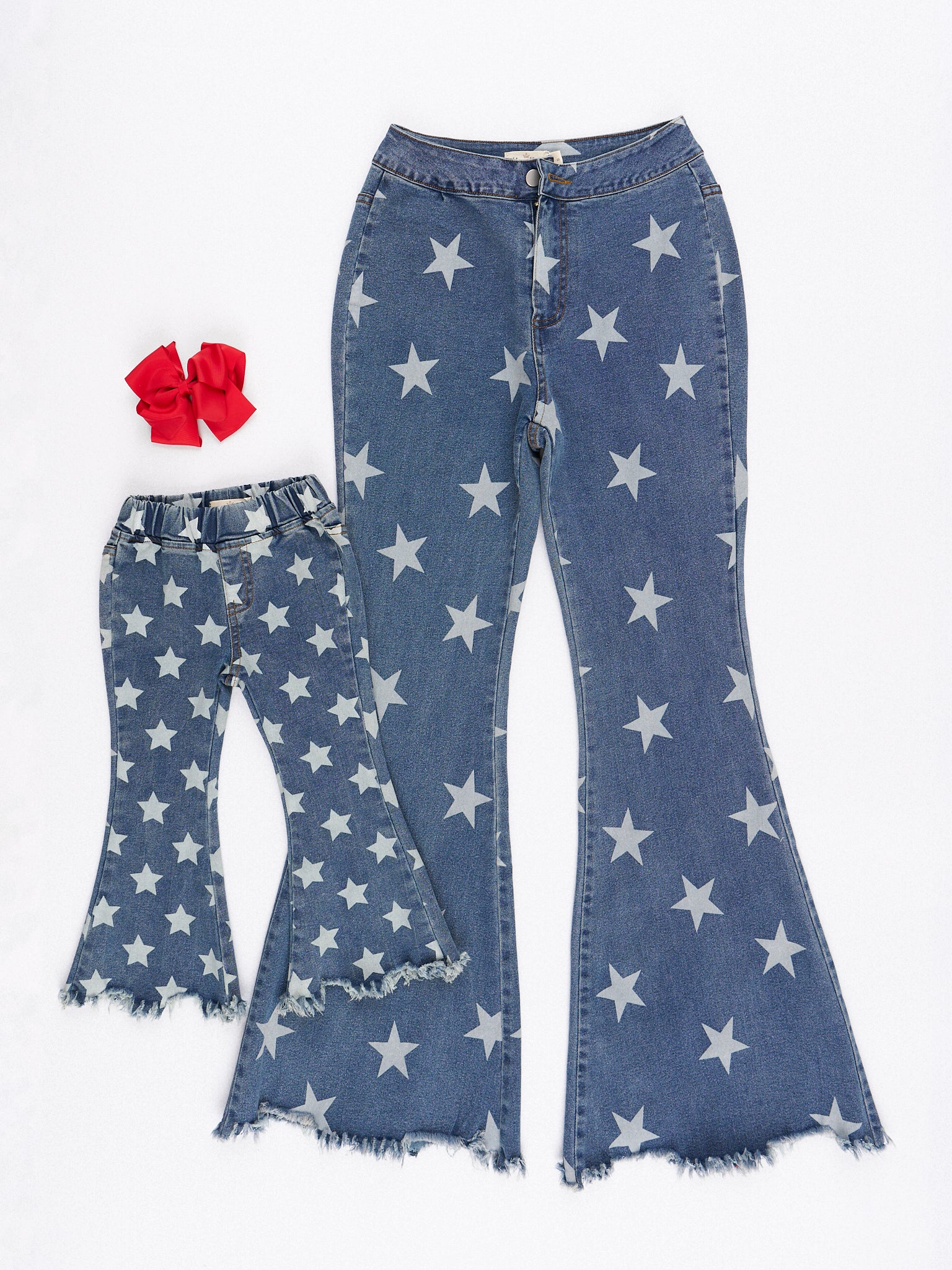 Mom & Me Starry Flare Denim - Marie Nicole Clothing