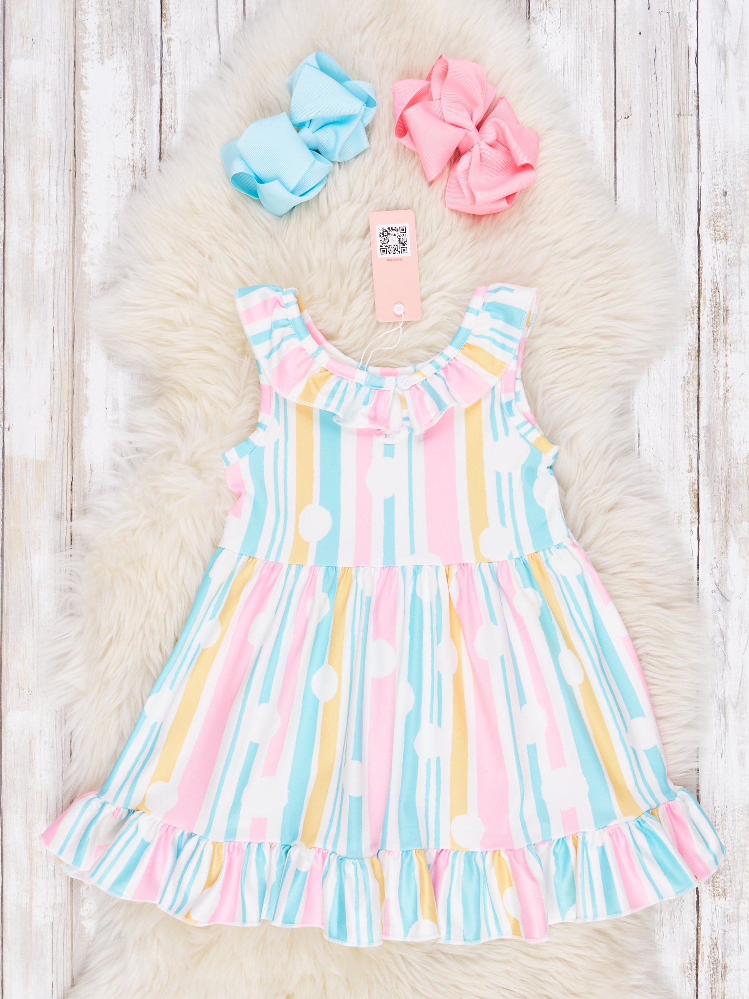 Summer Ruffle Dress - Marie Nicole Clothing