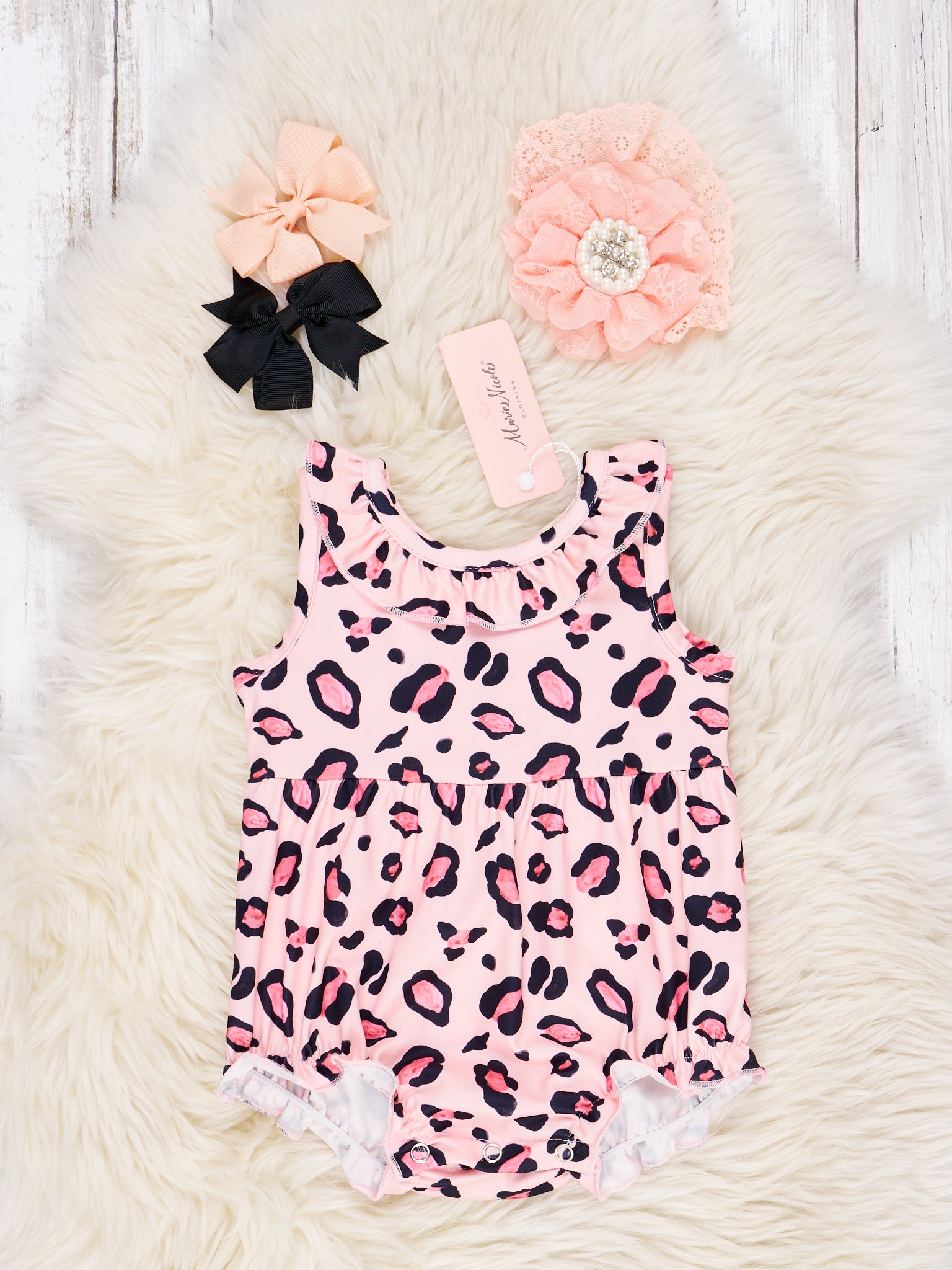 Summer Ruffle Romper - Marie Nicole Clothing