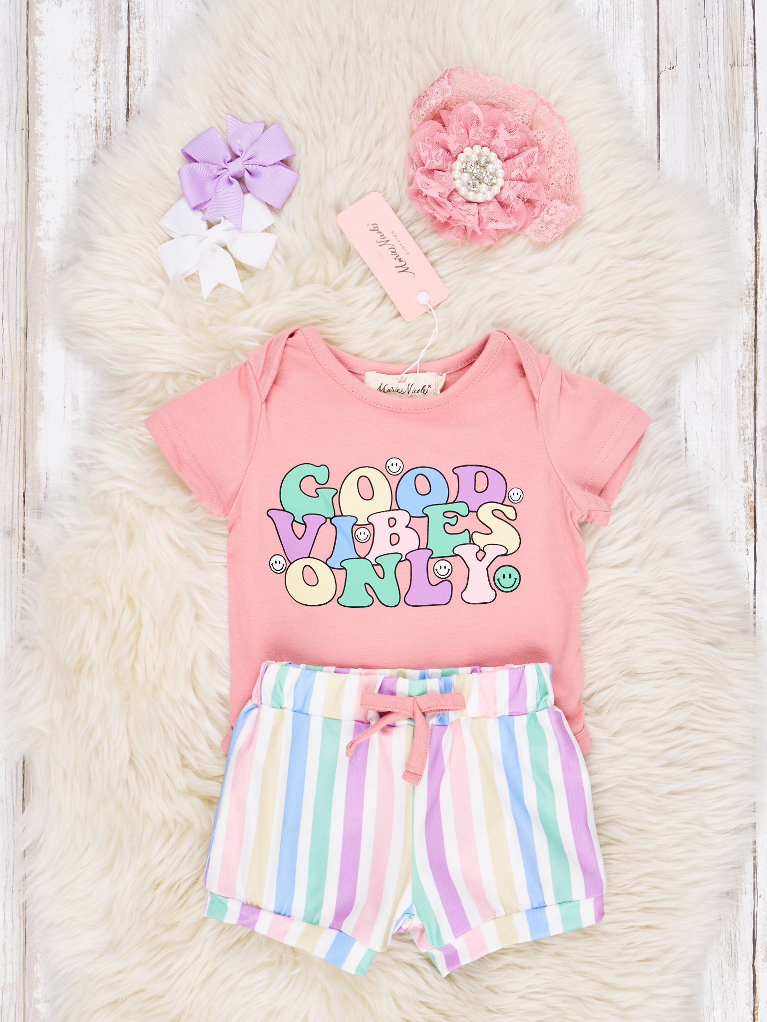 Baby Onesie Bloomers Outfit - Marie Nicole Clothing