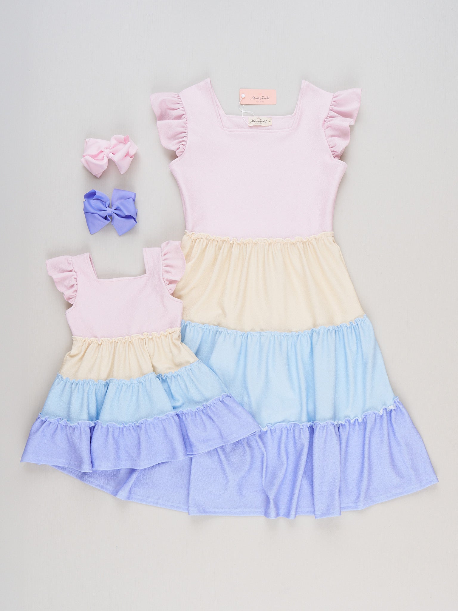 Dreamy Layered Twirl Dress - Marie Nicole Clothing