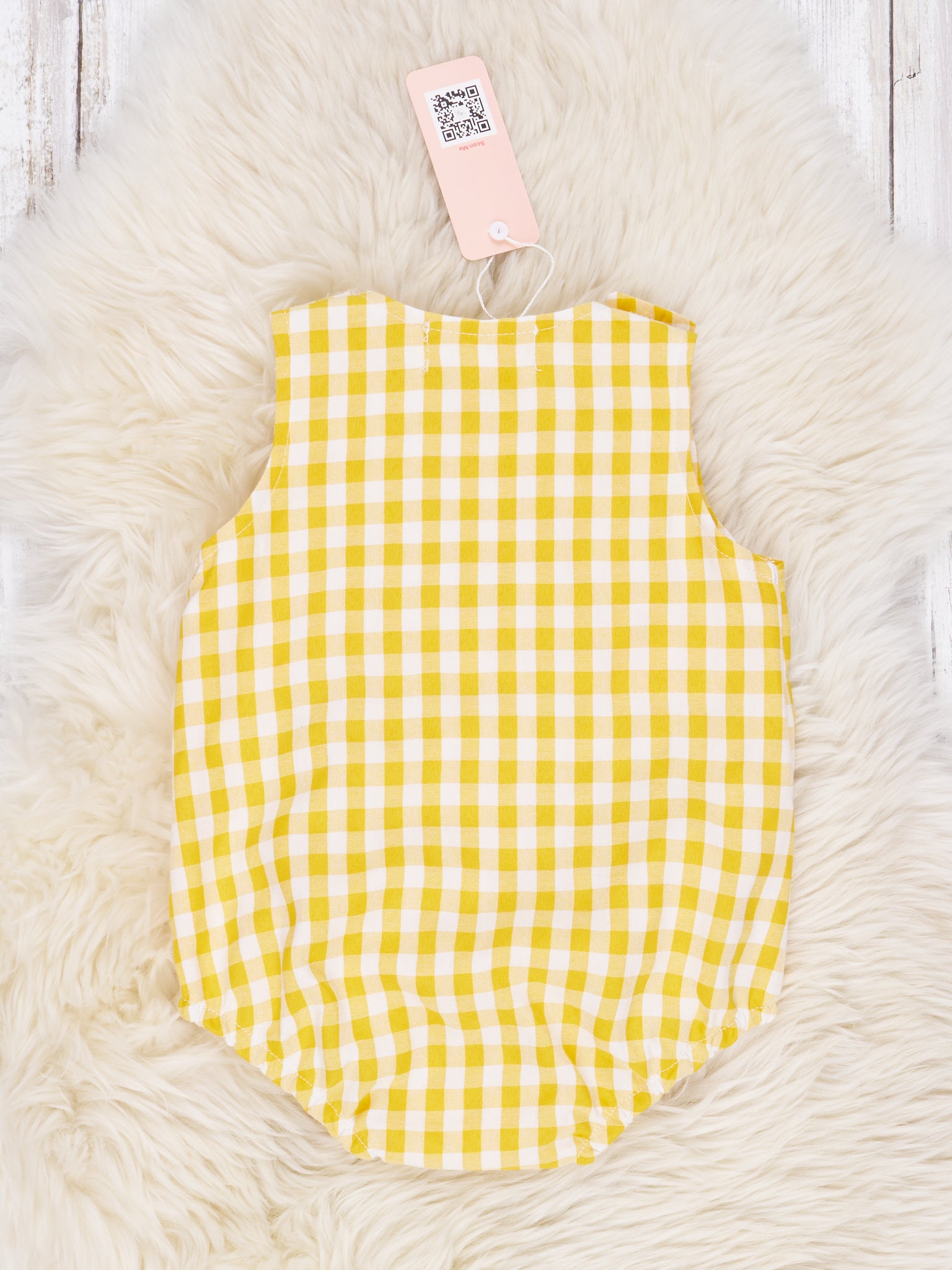 Smocked Happy Cow Romper - Marie Nicole Clothing