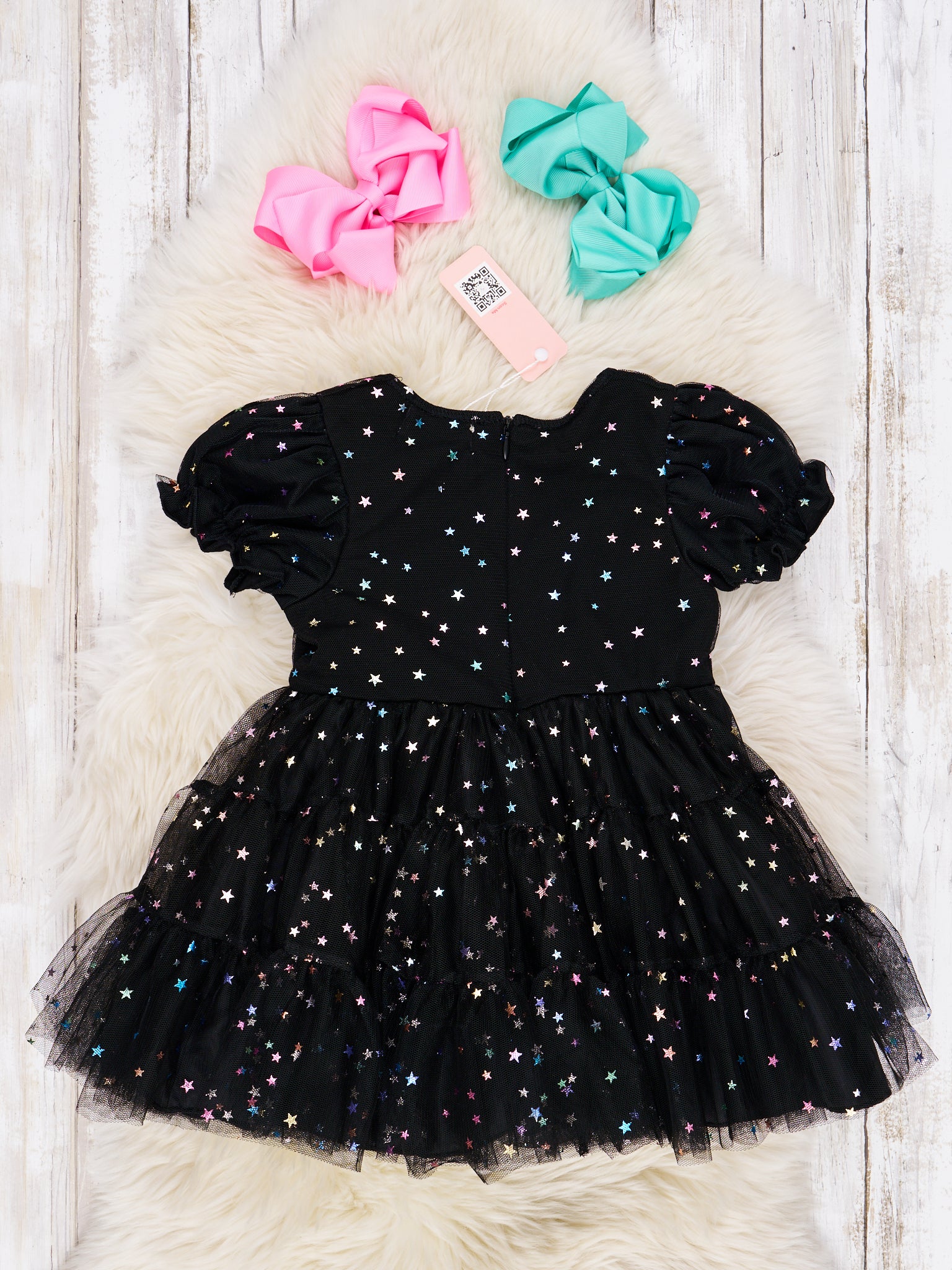 Midnight Sparkly Tulle Dress - Marie Nicole Clothing