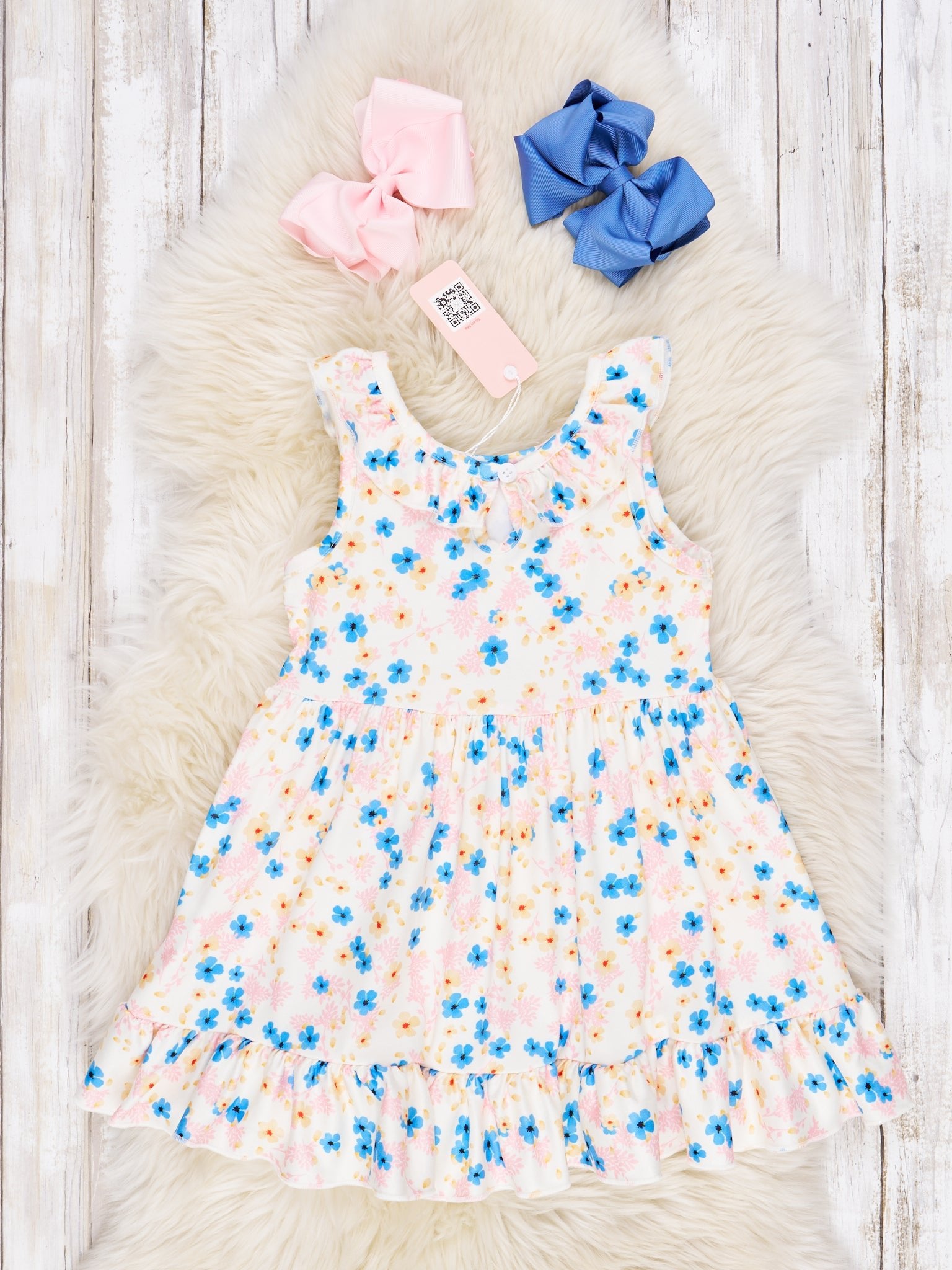 Summer Ruffle Dress - Marie Nicole Clothing