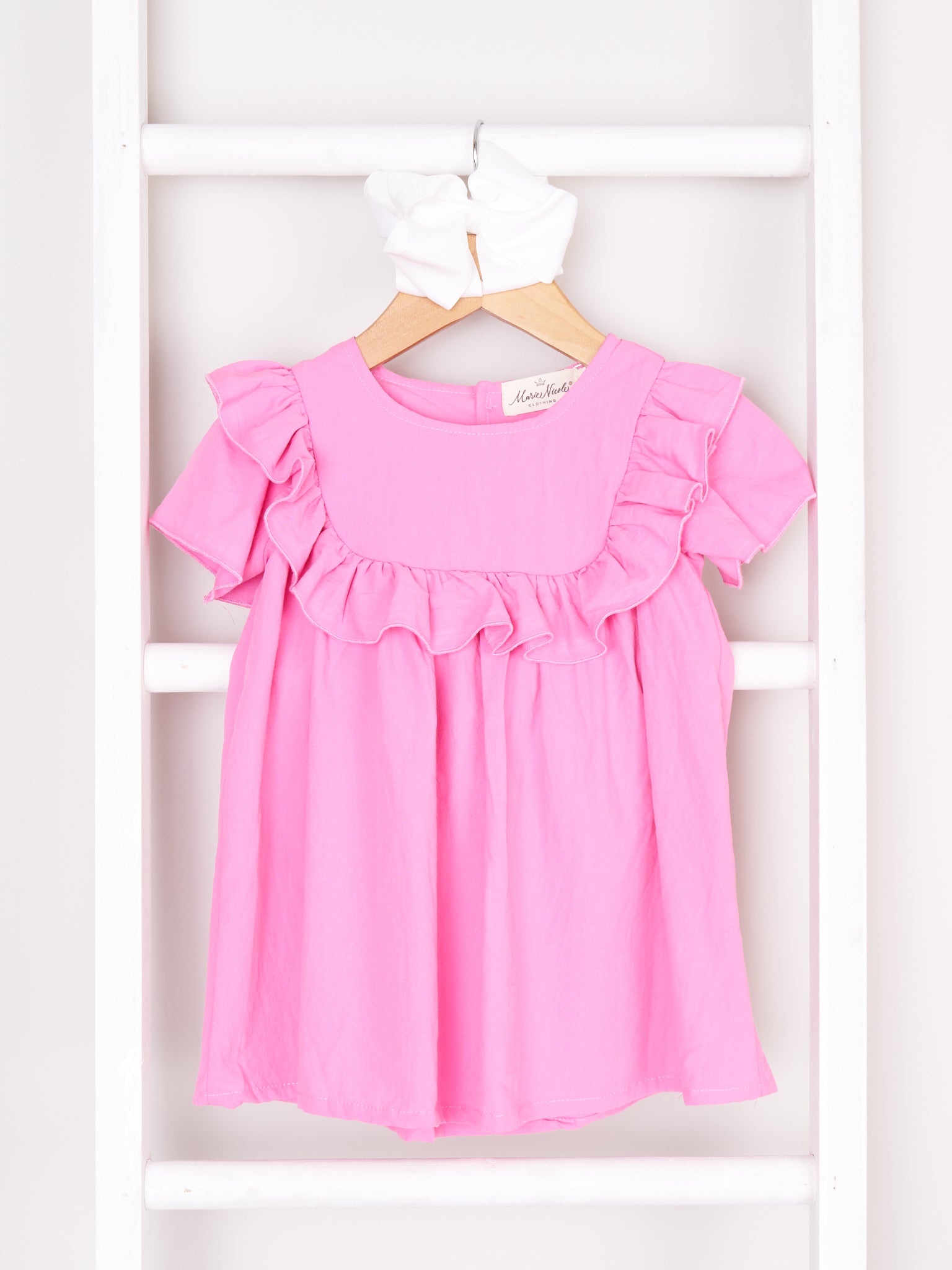 Mom & Me Mulberry Ruffle Dress - Marie Nicole Clothing