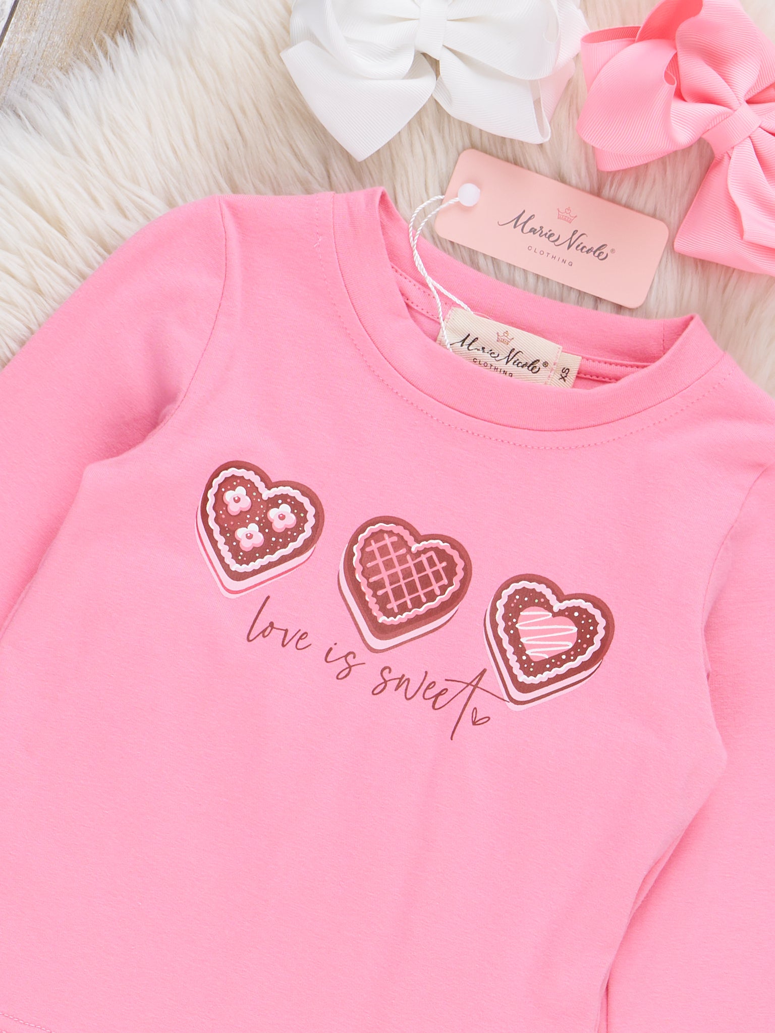 Pink Sweetie Pies Bell Bottoms Outfit - Marie Nicole Clothing