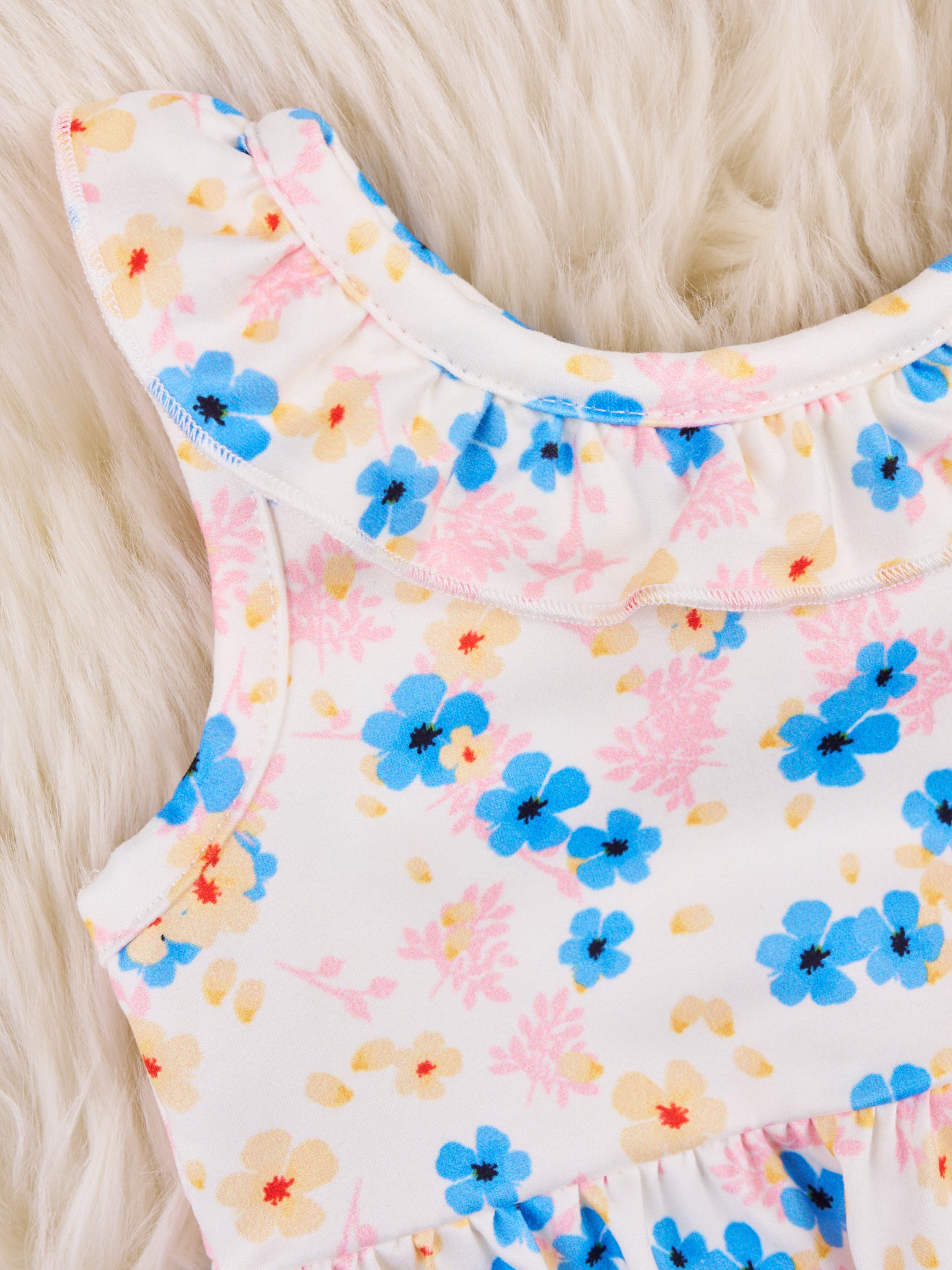 Summer Ruffle Romper - Marie Nicole Clothing