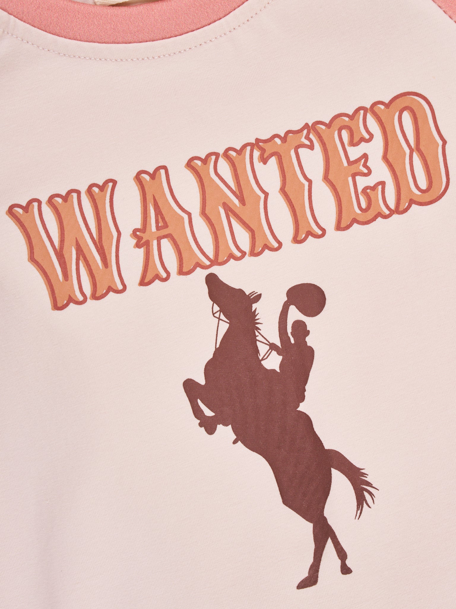 "Wanted" Horse Raglan Shirt - Marie Nicole Clothing