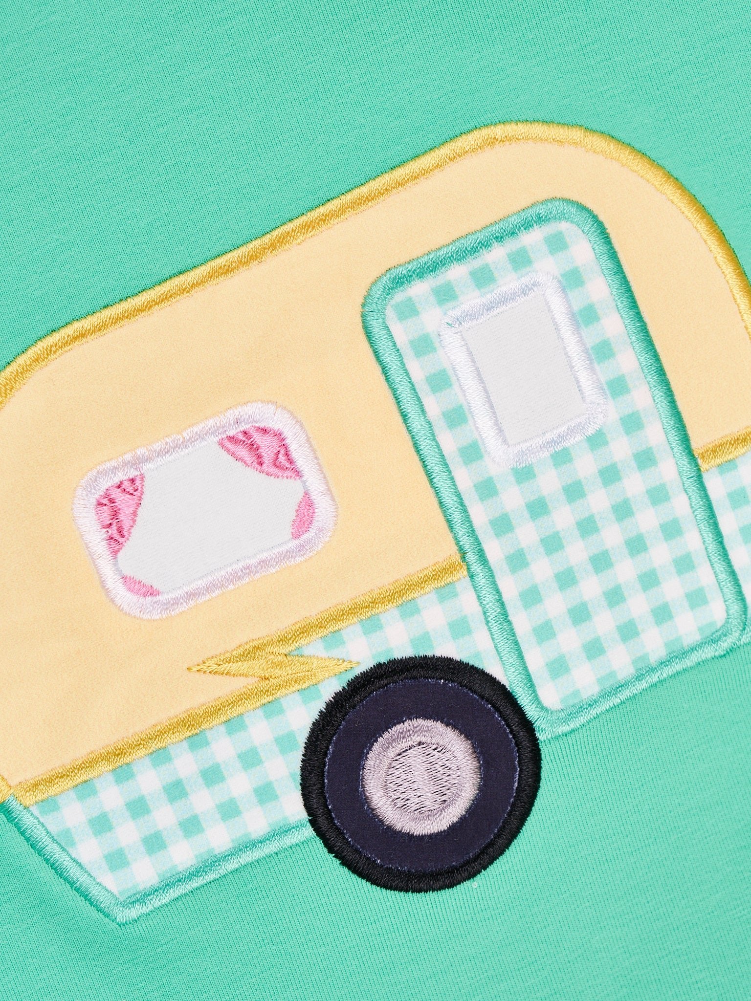 Mint Gingham Camper Romper - Marie Nicole Clothing