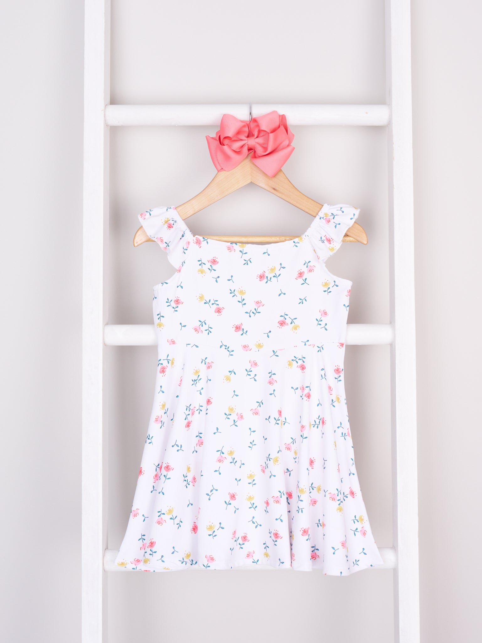 Mom & Me Ditsy Floral Ruffle Dress - Marie Nicole Clothing