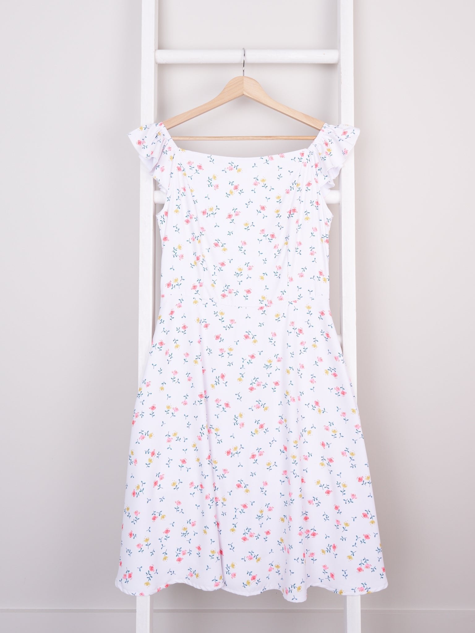 Mom & Me Ditsy Floral Ruffle Dress - Marie Nicole Clothing