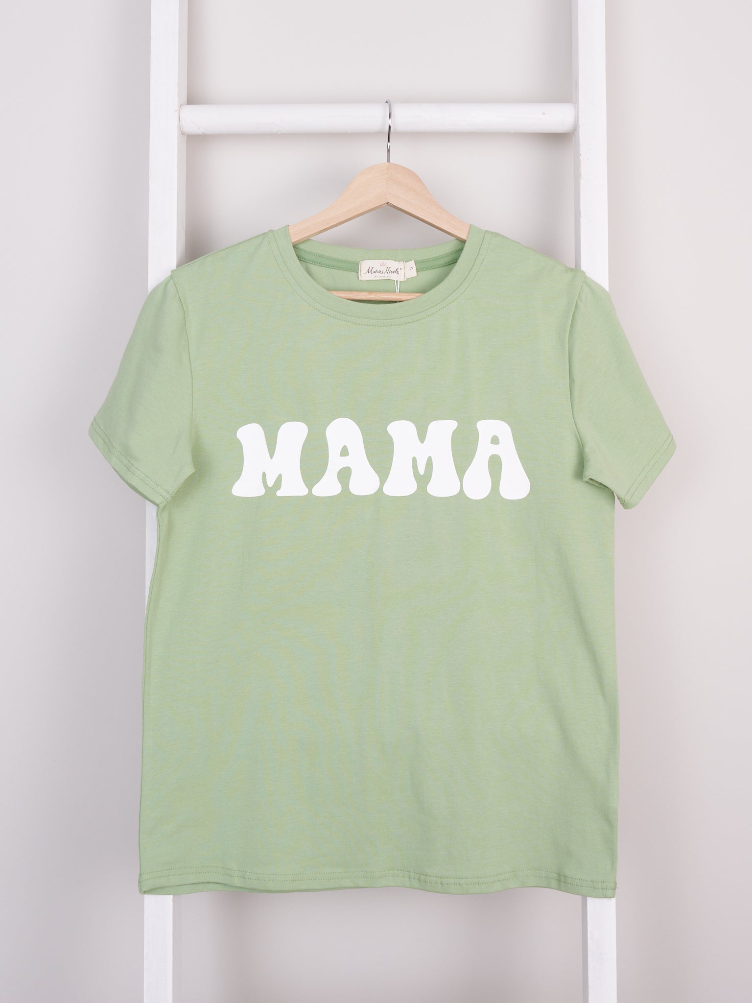Mom & Me Green "Mama/ Little Man" Graphic Shirt & Romper - Marie Nicole Clothing