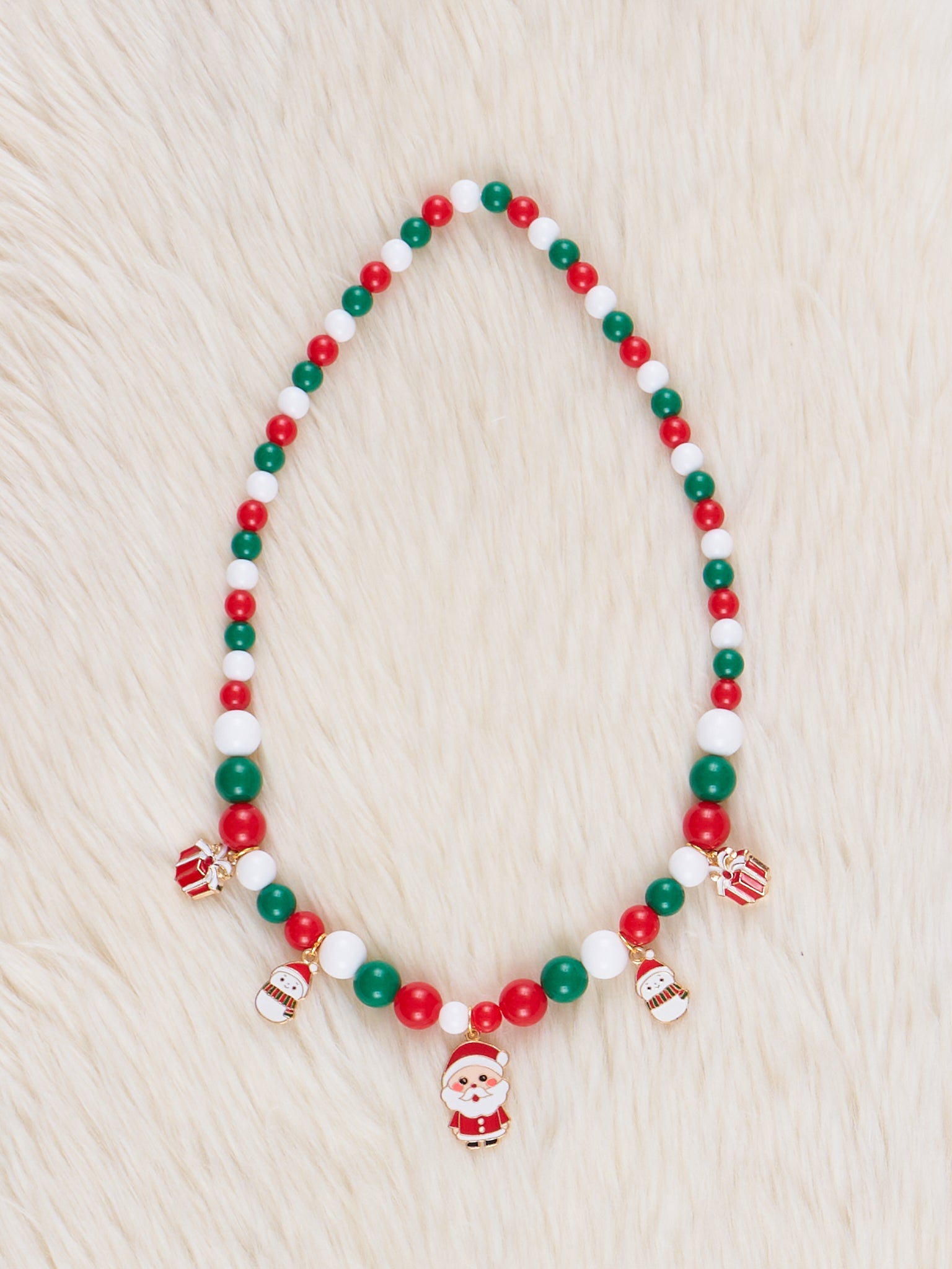 Santa Gifts Bubblegum Necklace - Marie Nicole Clothing