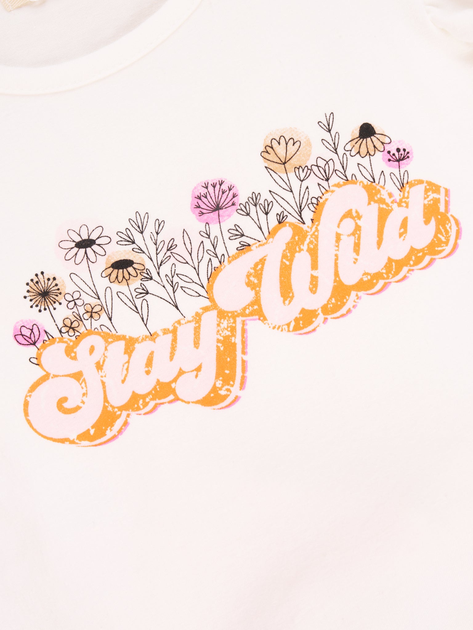 "Stay Wild" Floral Ruffle Skirt Outfit - Marie Nicole Clothing