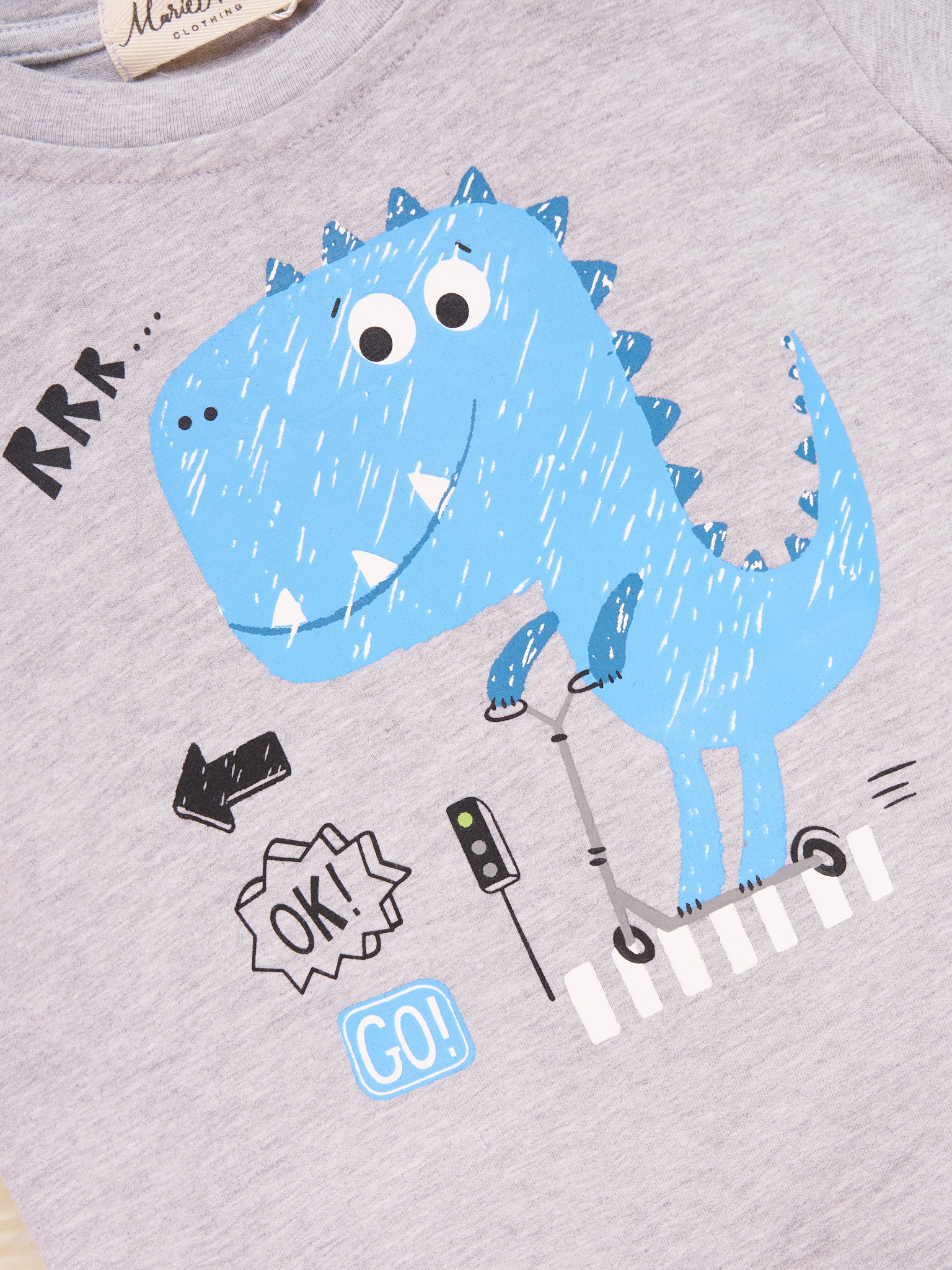 Scooter Dinosaur Graphic Shirt - Marie Nicole Clothing