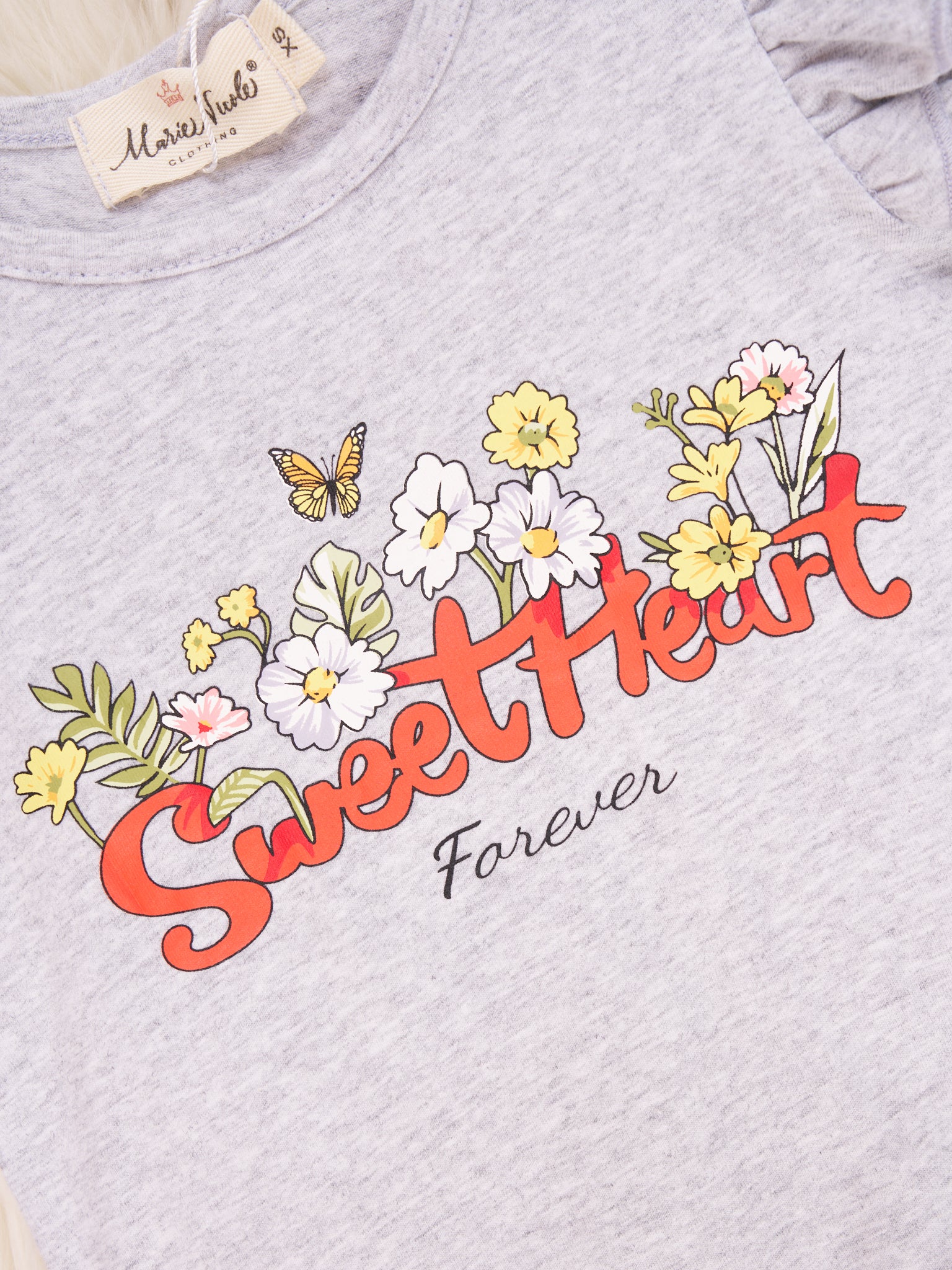 "Sweet Heart" Floral Ruffle Outfit - Marie Nicole Clothing