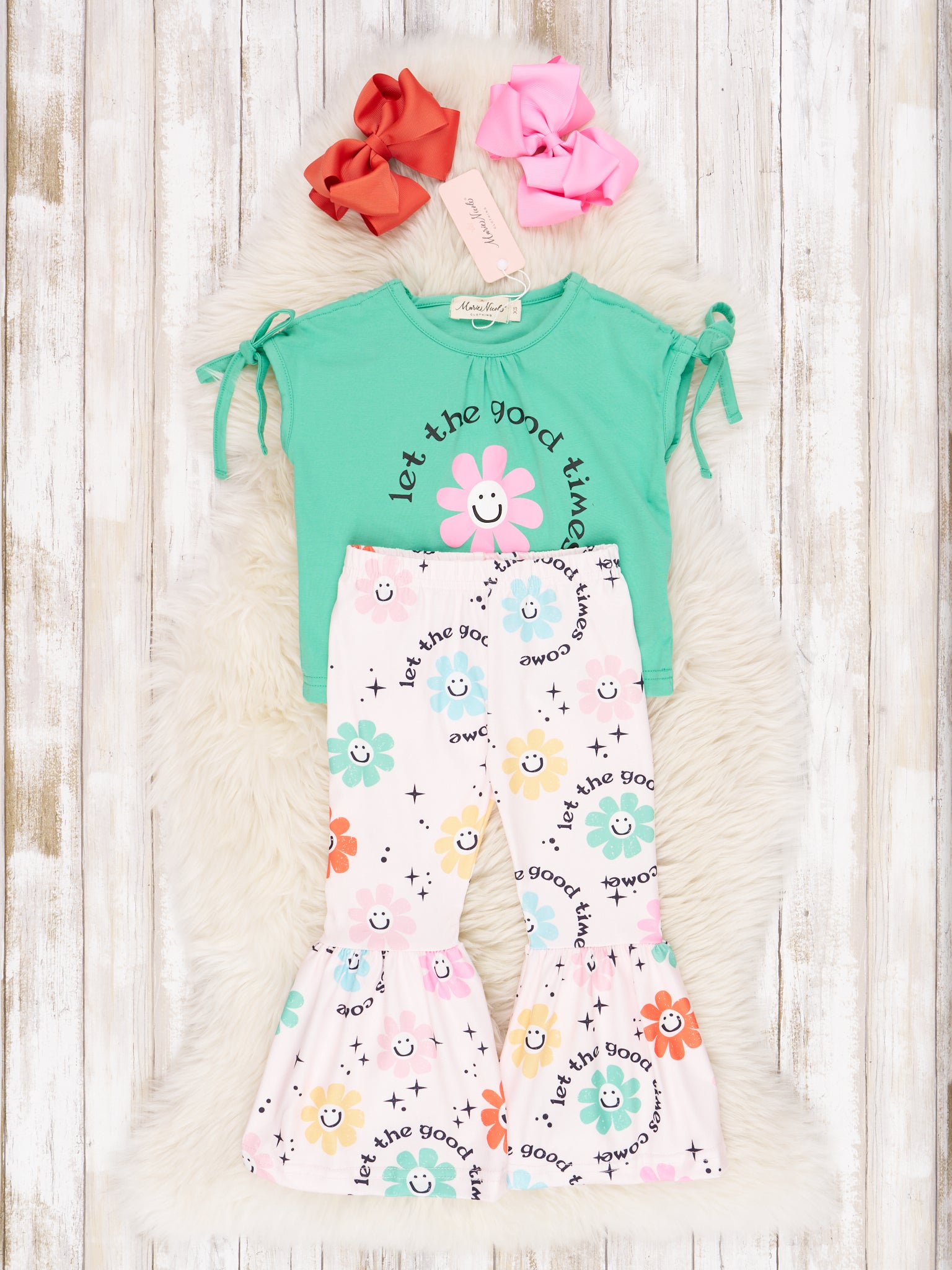 "Good Times Come" Bell Bottoms Outfit - Marie Nicole Clothing