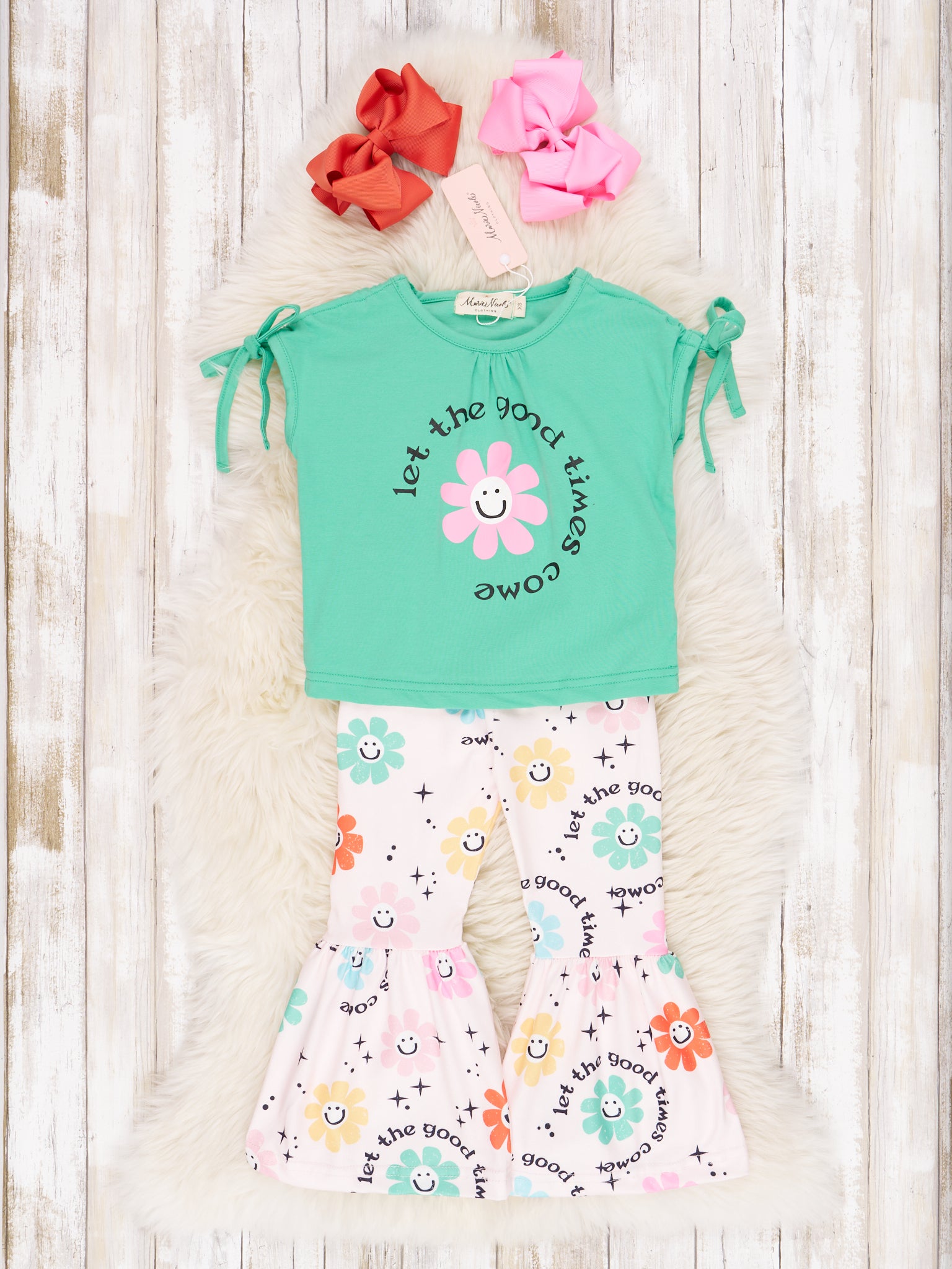 "Good Times Come" Bell Bottoms Outfit - Marie Nicole Clothing