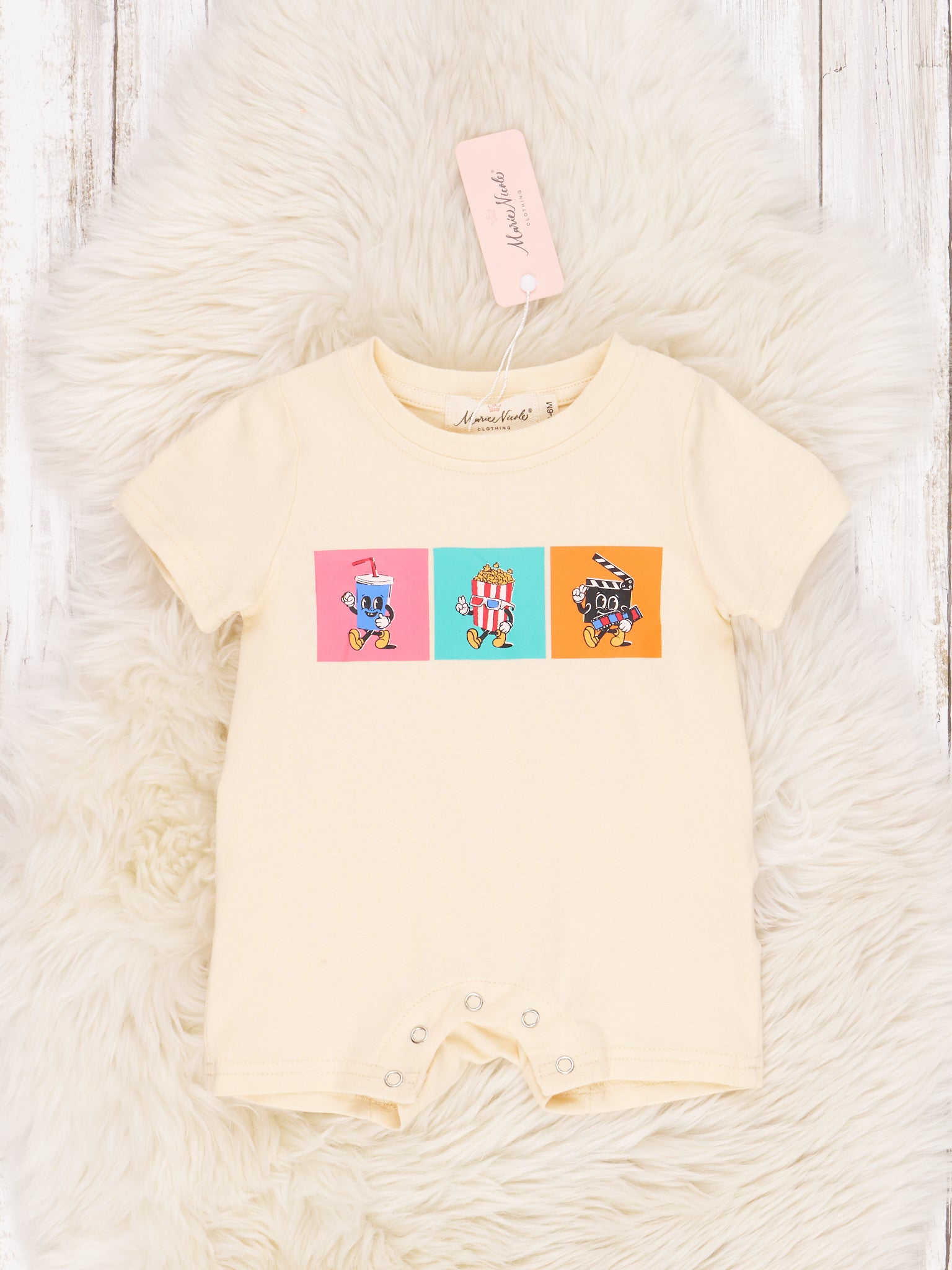 Movie Theater Romper - Marie Nicole Clothing