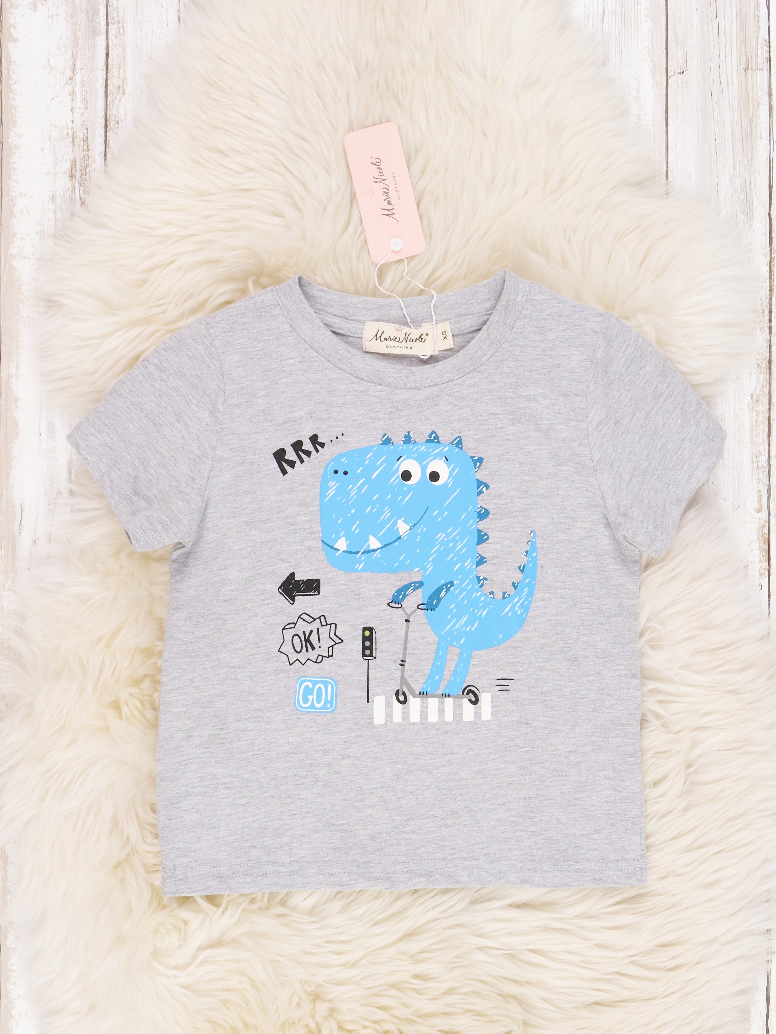 Scooter Dinosaur Graphic Shirt - Marie Nicole Clothing