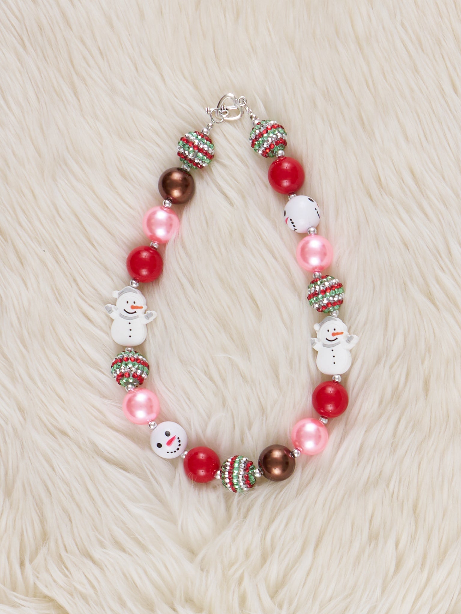 Snowman Ornaments Necklace - Marie Nicole Clothing
